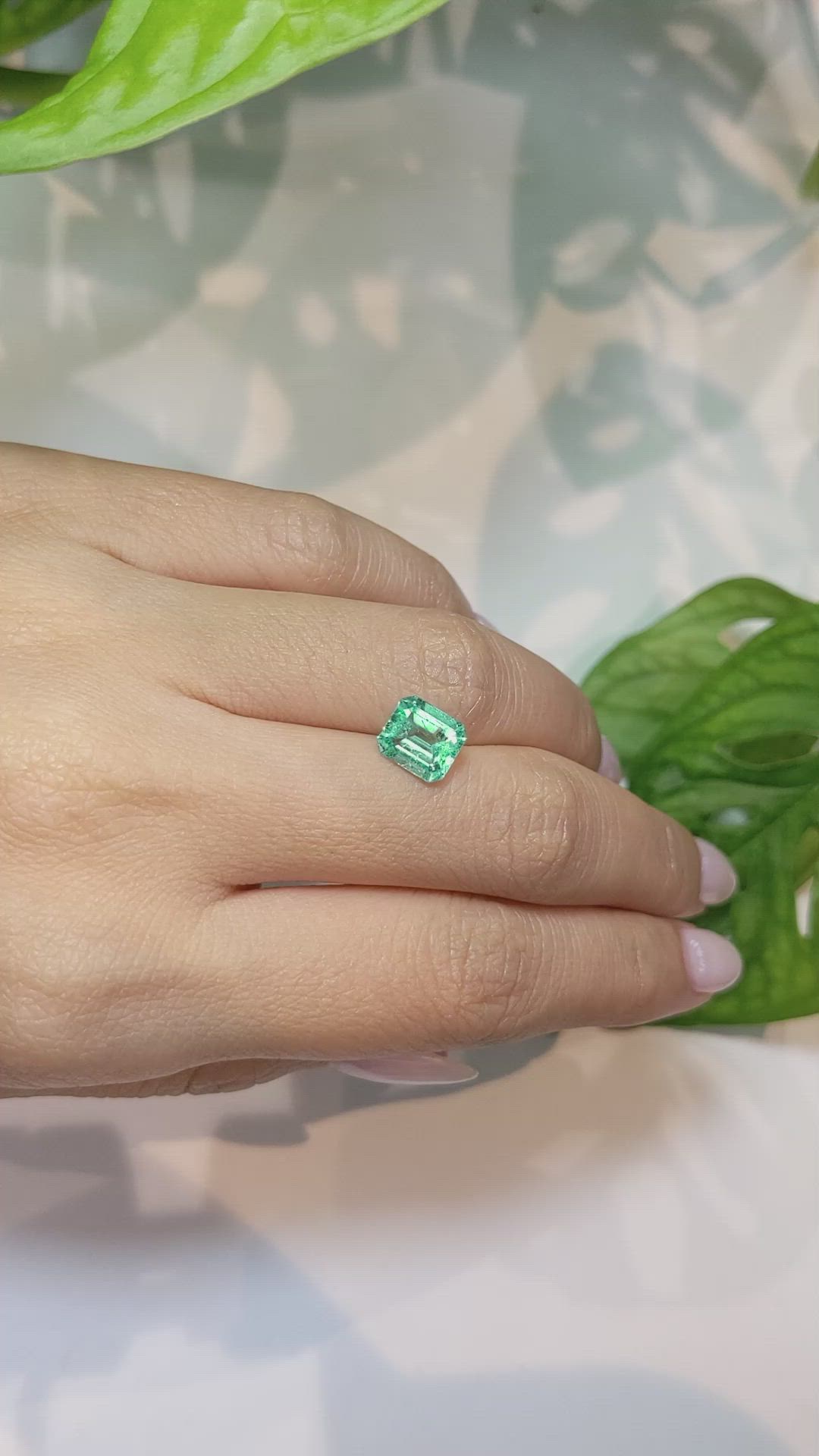 1.77 Ct. Emerald from Colombia Size Video