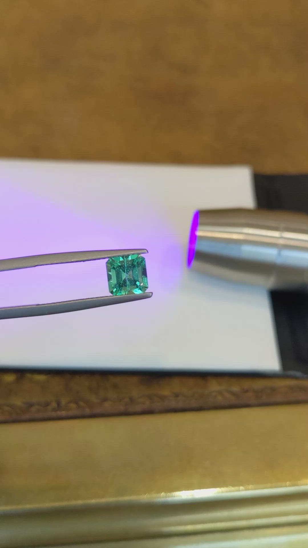 1.67 Ct. Emerald from Colombia Size Video