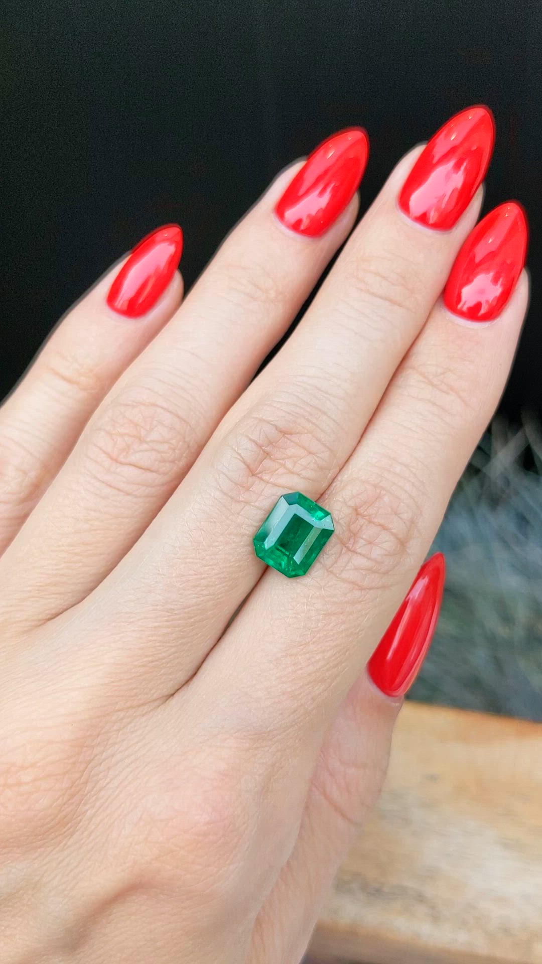 3.04 Ct. Emerald from Colombia Size Video