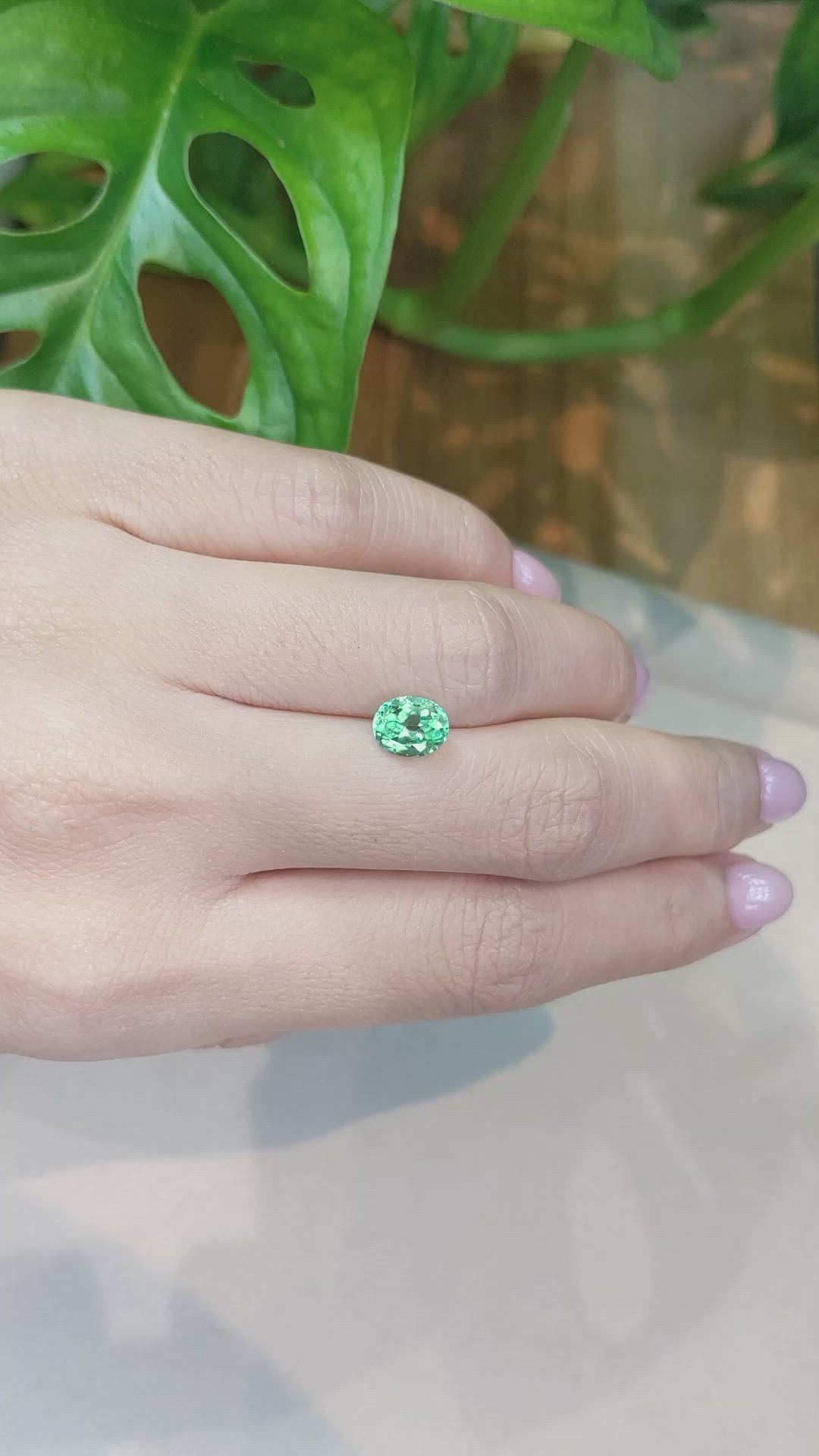 1.15 Ct. Emerald from Colombia Size Video