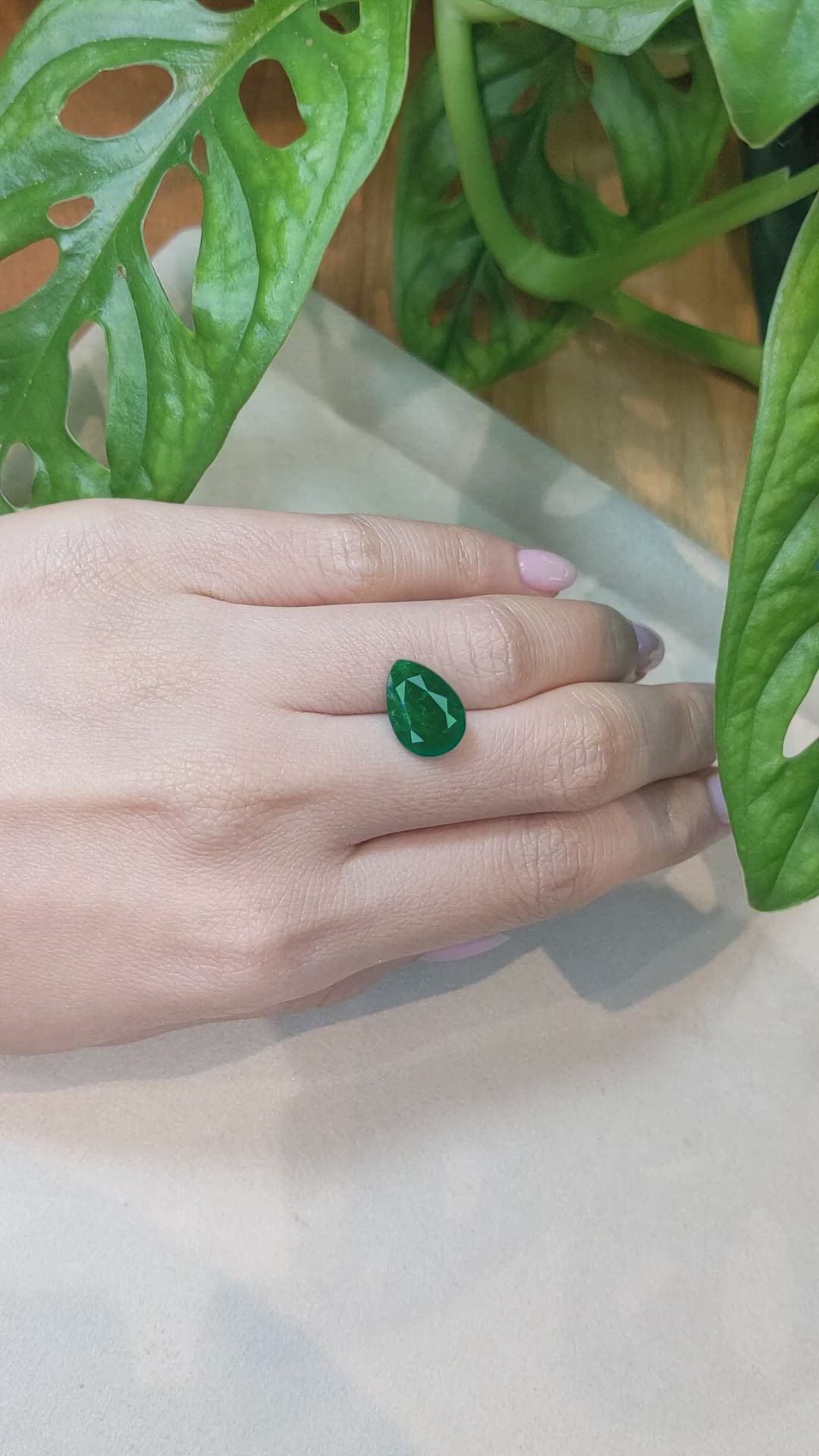 4.30 Ct. Emerald from Colombia Size Video