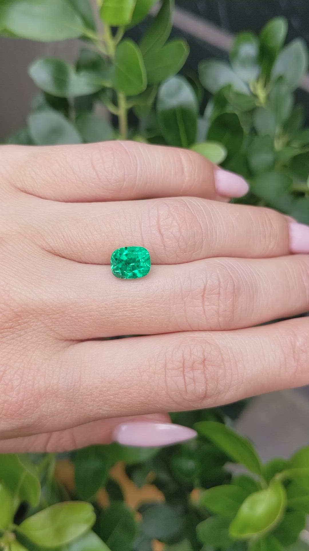 2.26 Ct. Emerald from Zambia Size Video