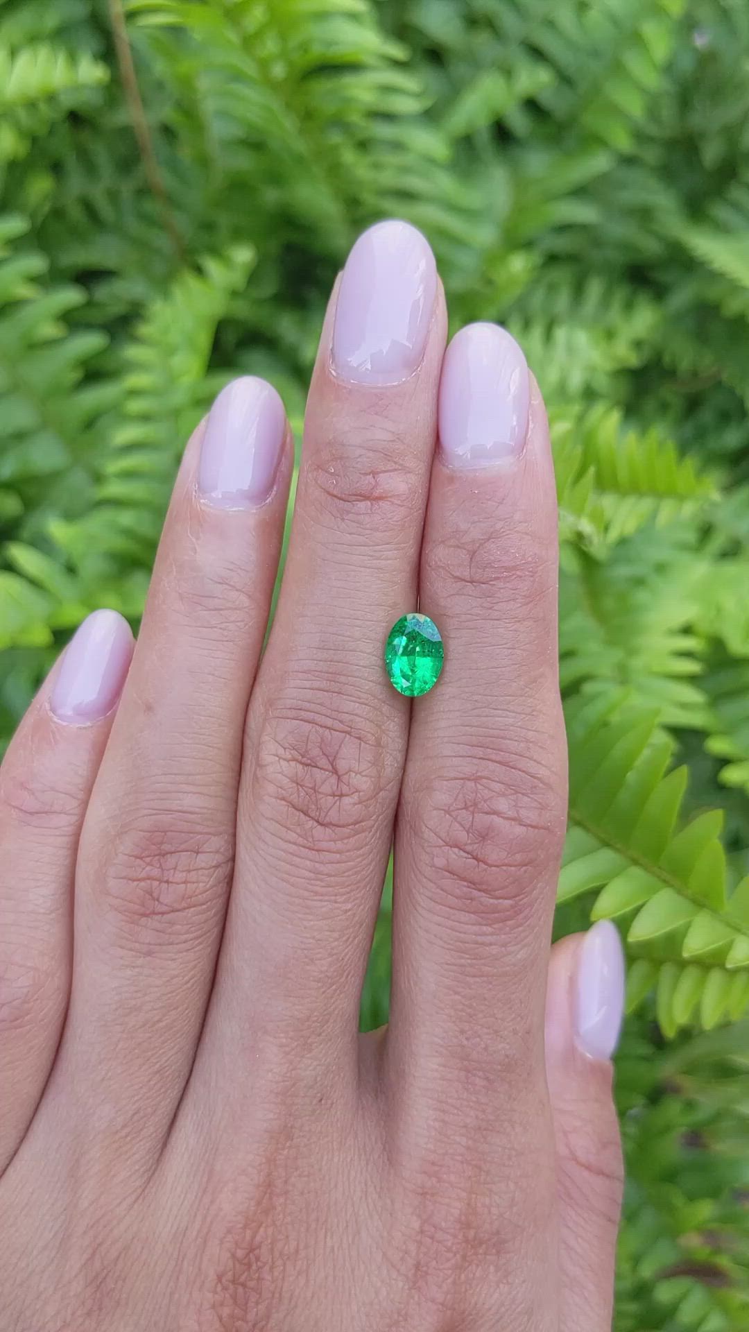 1.14 Ct. Emerald from Ethiopia Size Video