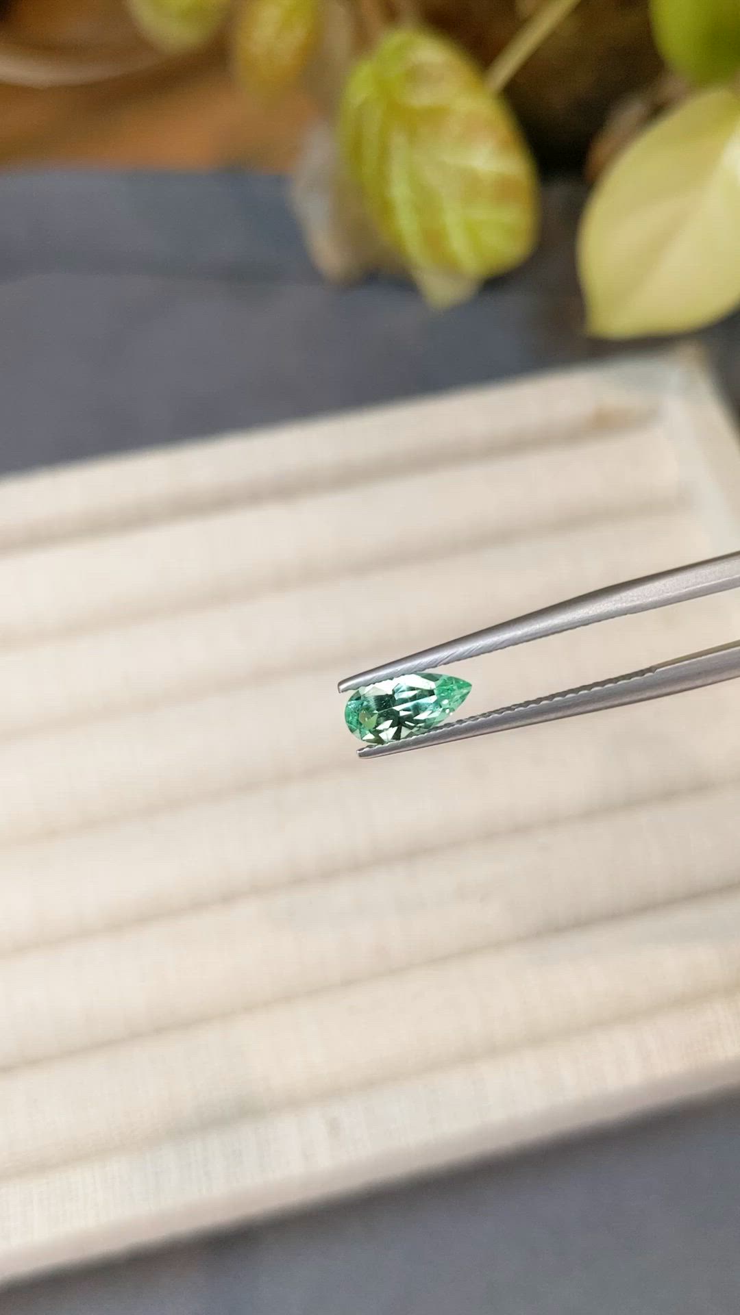 0.63 Ct. Emerald from Russia Size Video