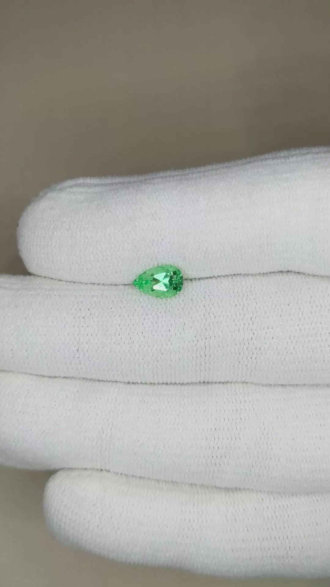 0.81 Ct. Emerald from Russia Size Video