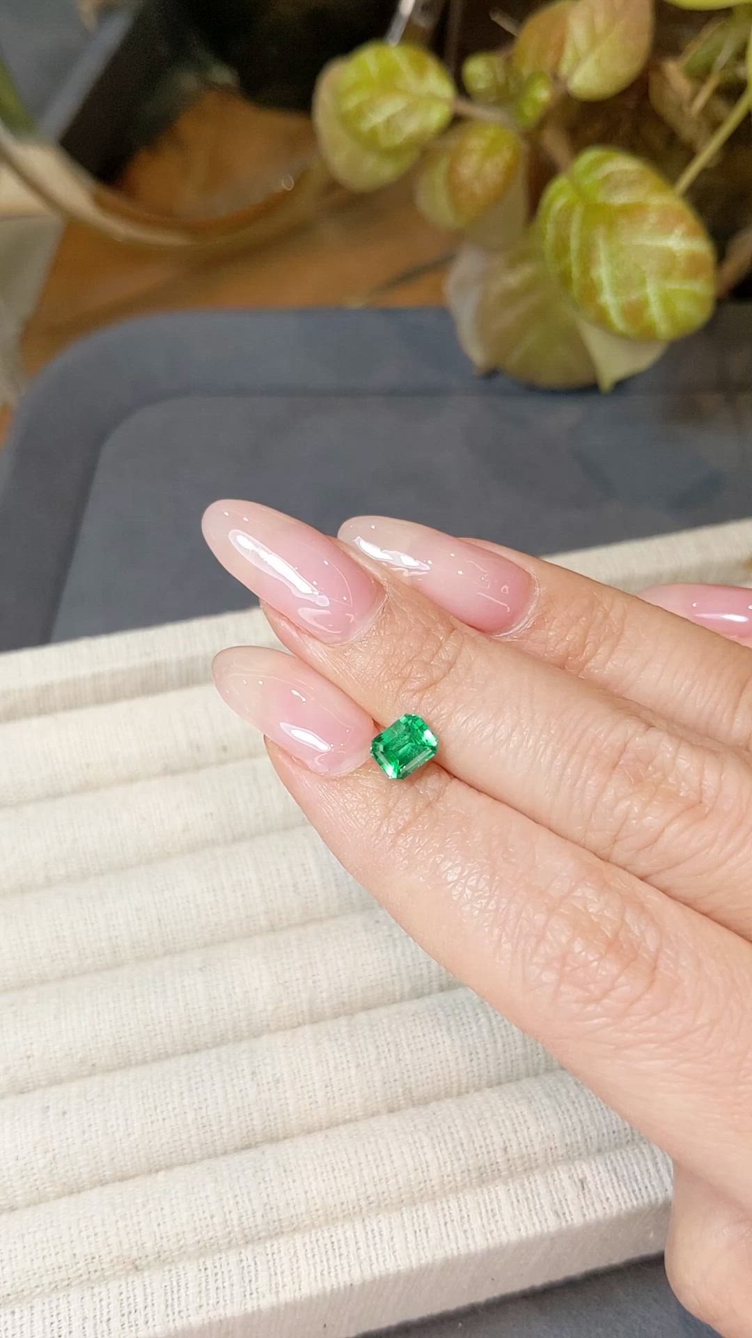 0.96 Ct. Emerald from Russia Size Video