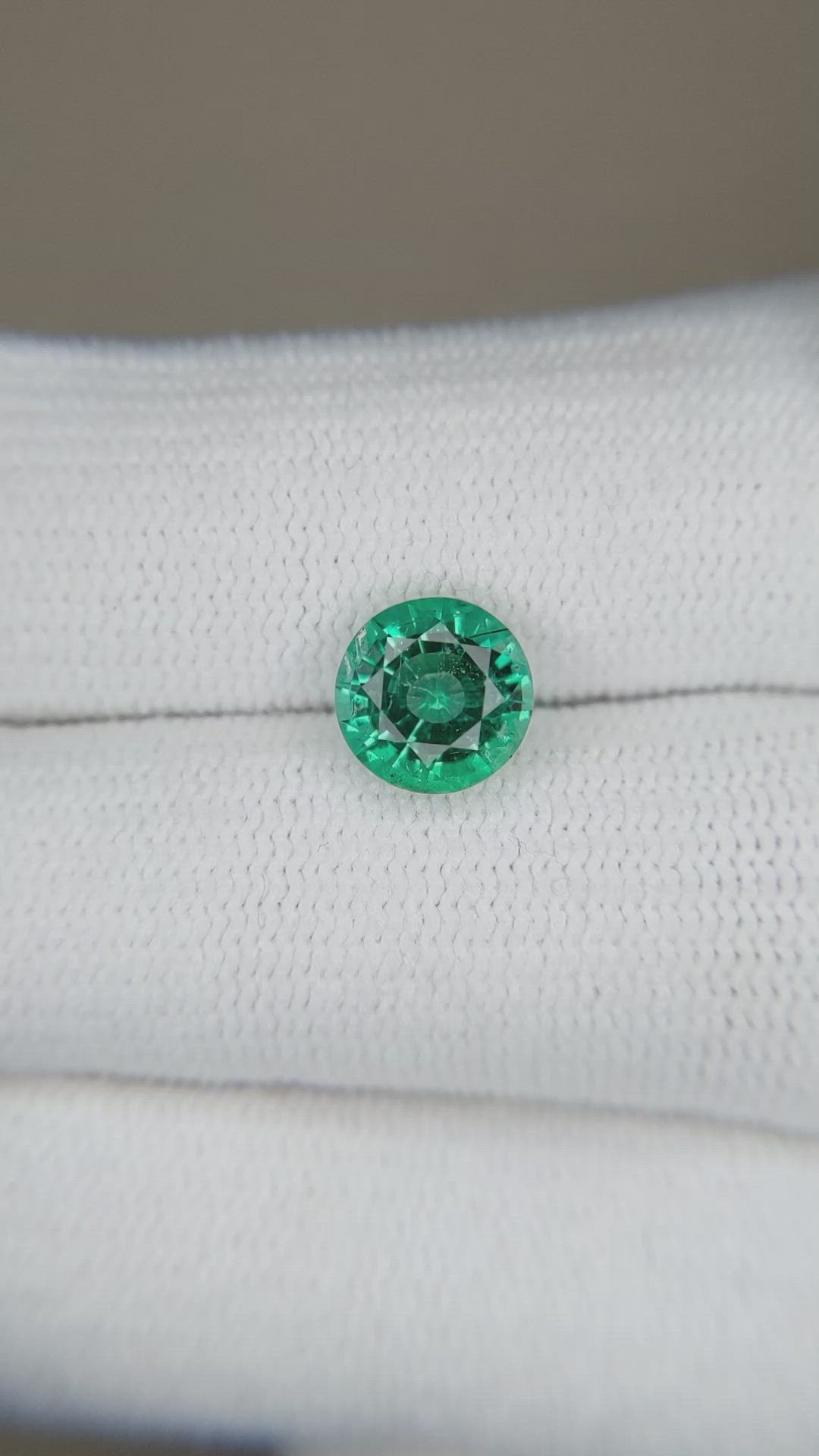 1.29 Ct. Emerald from Zambia Size Video