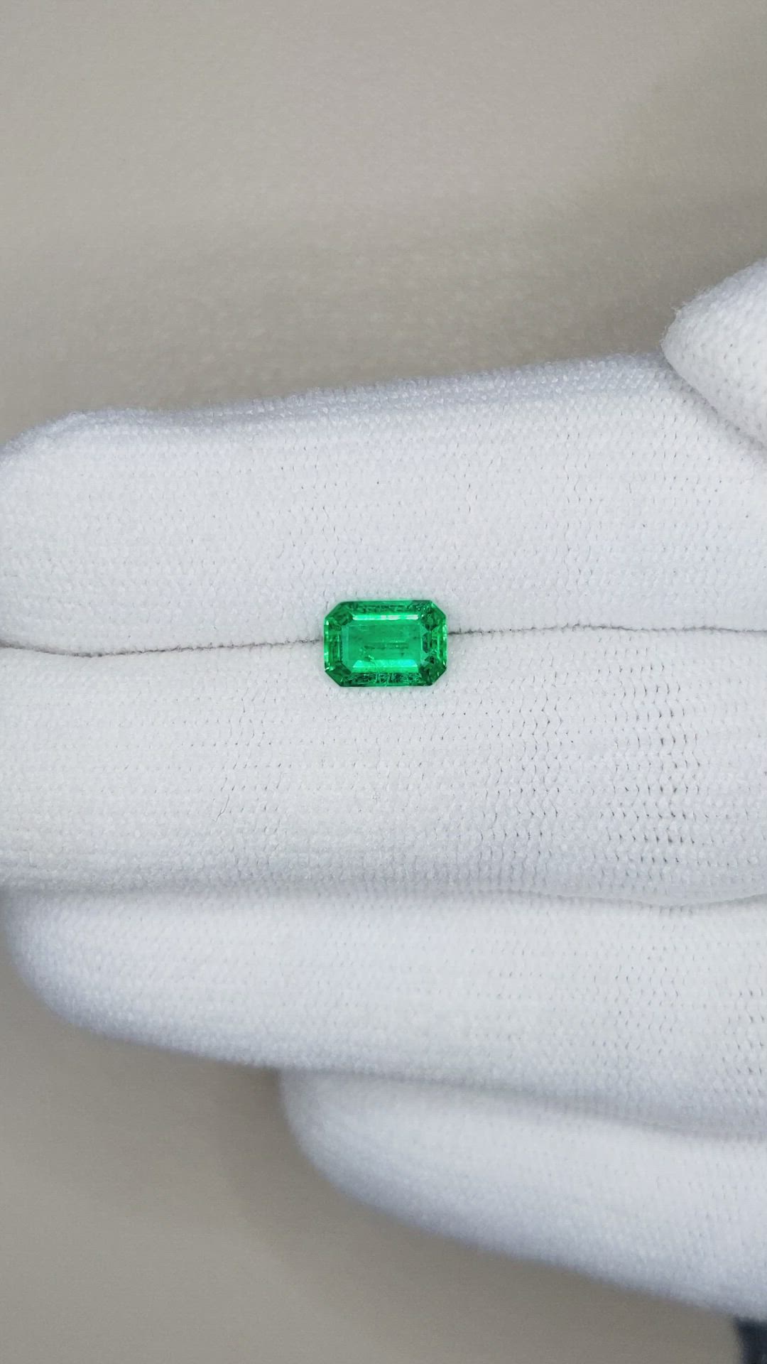 0.74 Ct. Emerald from Afghanistan Size Video