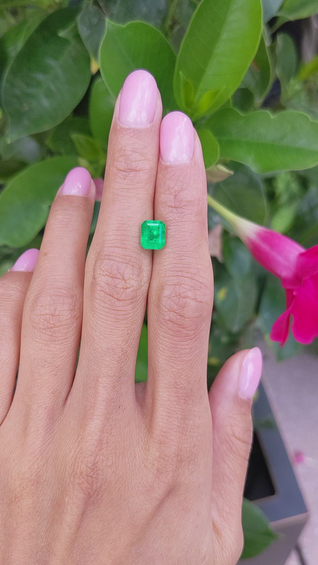 1.64 Ct. Emerald from Afghanistan Size Video