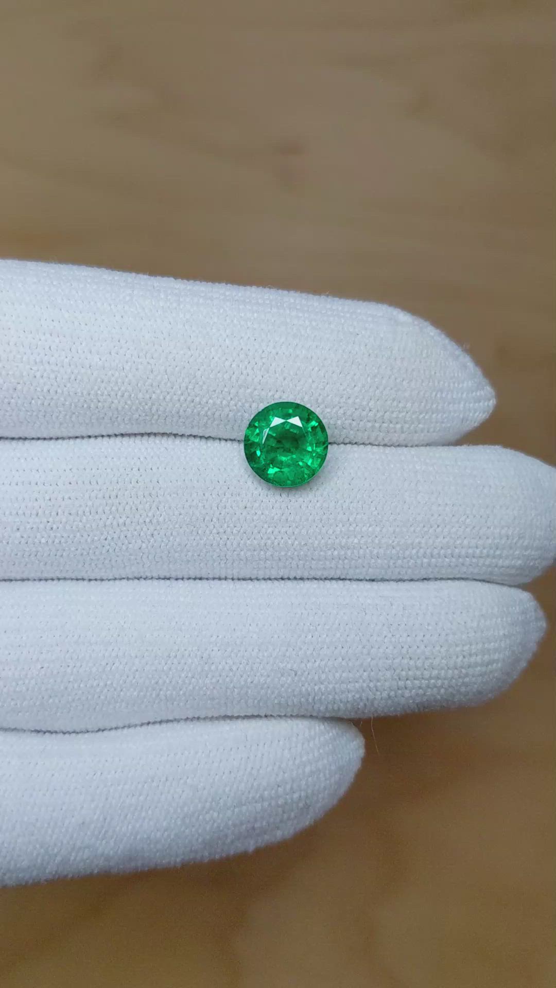 2.47 Ct. Emerald from Zambia Size Video
