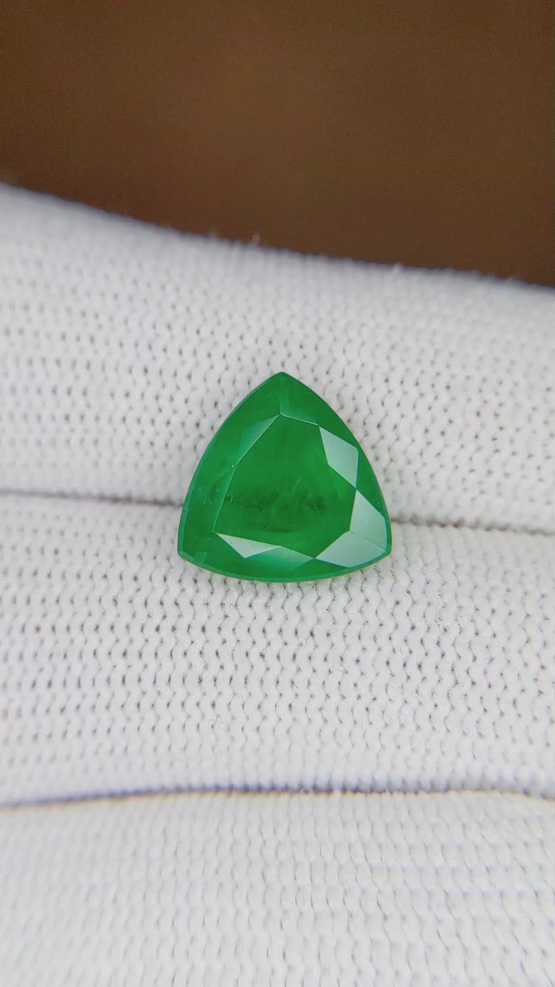 3.25 Ct. Emerald from Brazil Size Video