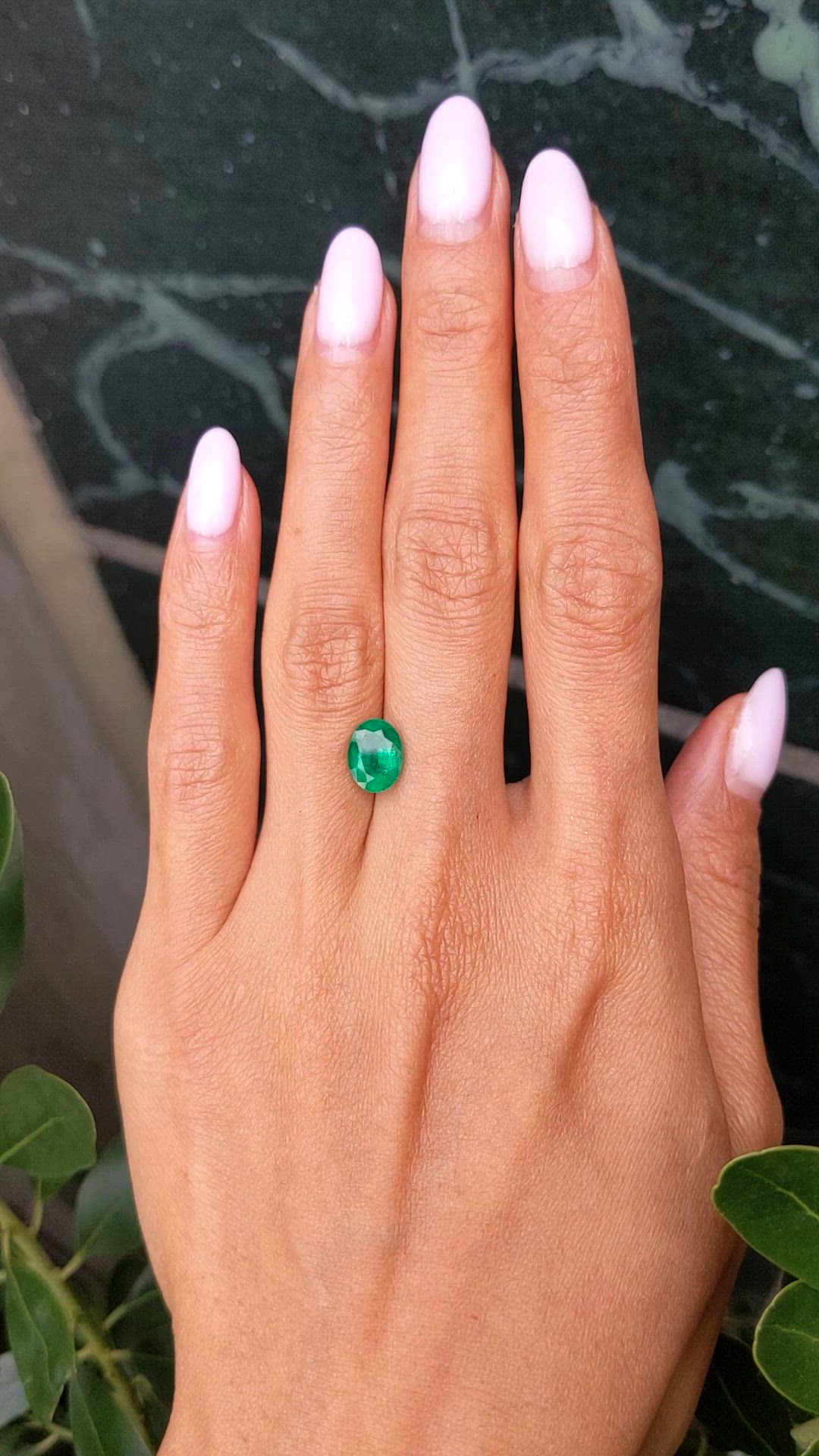 1.94 Ct. Emerald from Zambia Size Video