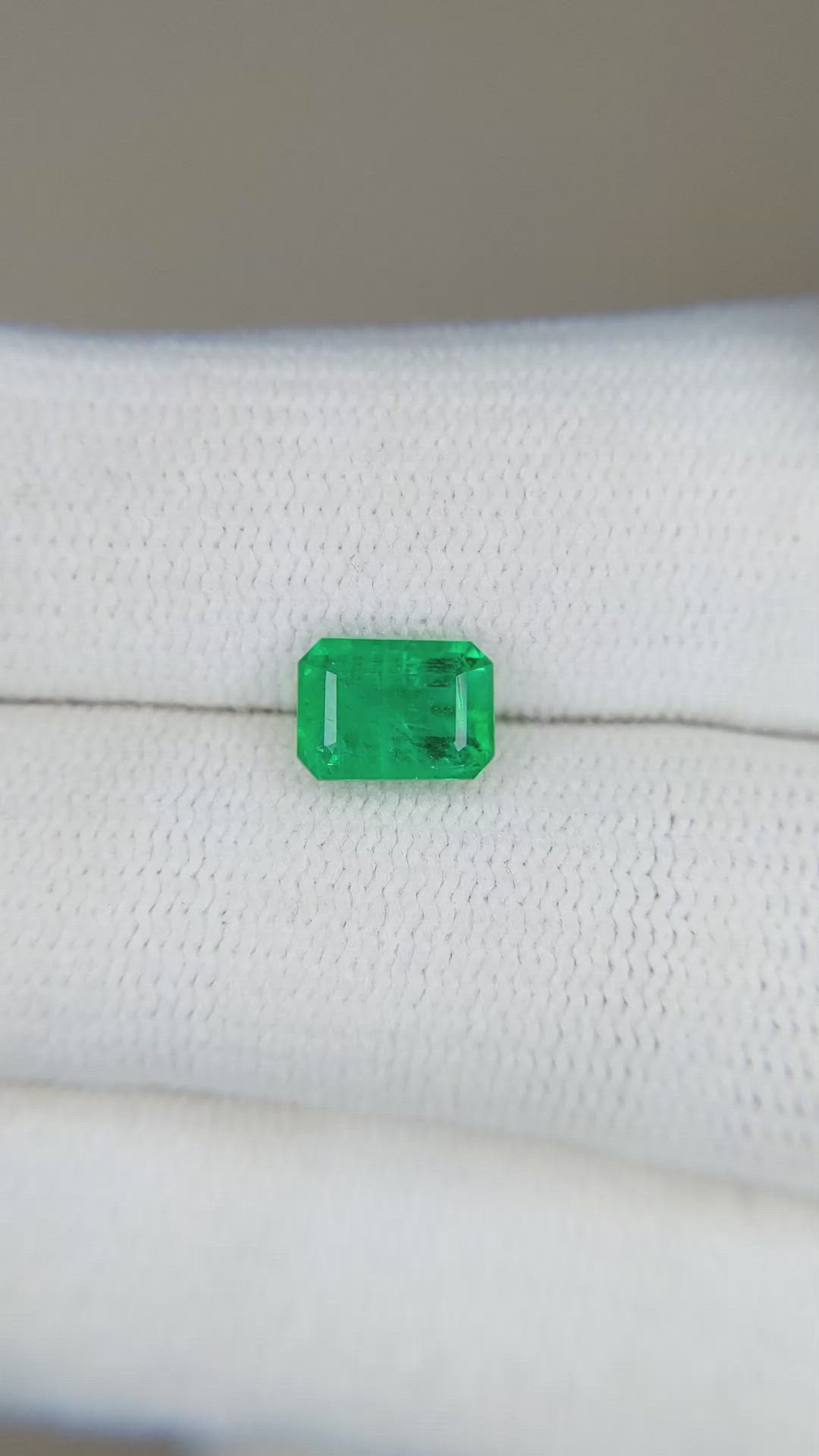1.21 Ct. Emerald from Afghanistan Size Video
