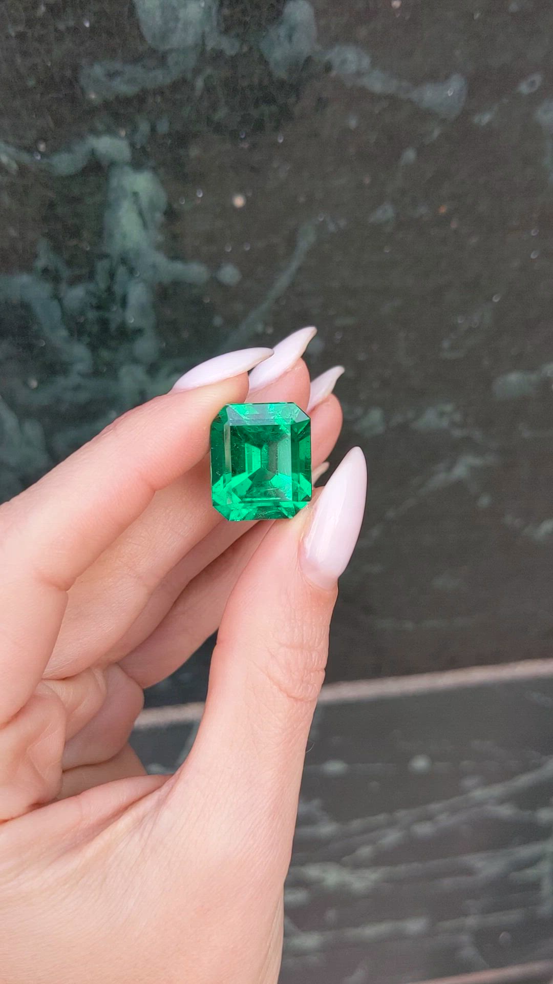 18.05 Ct. Emerald from Colombia Size Video