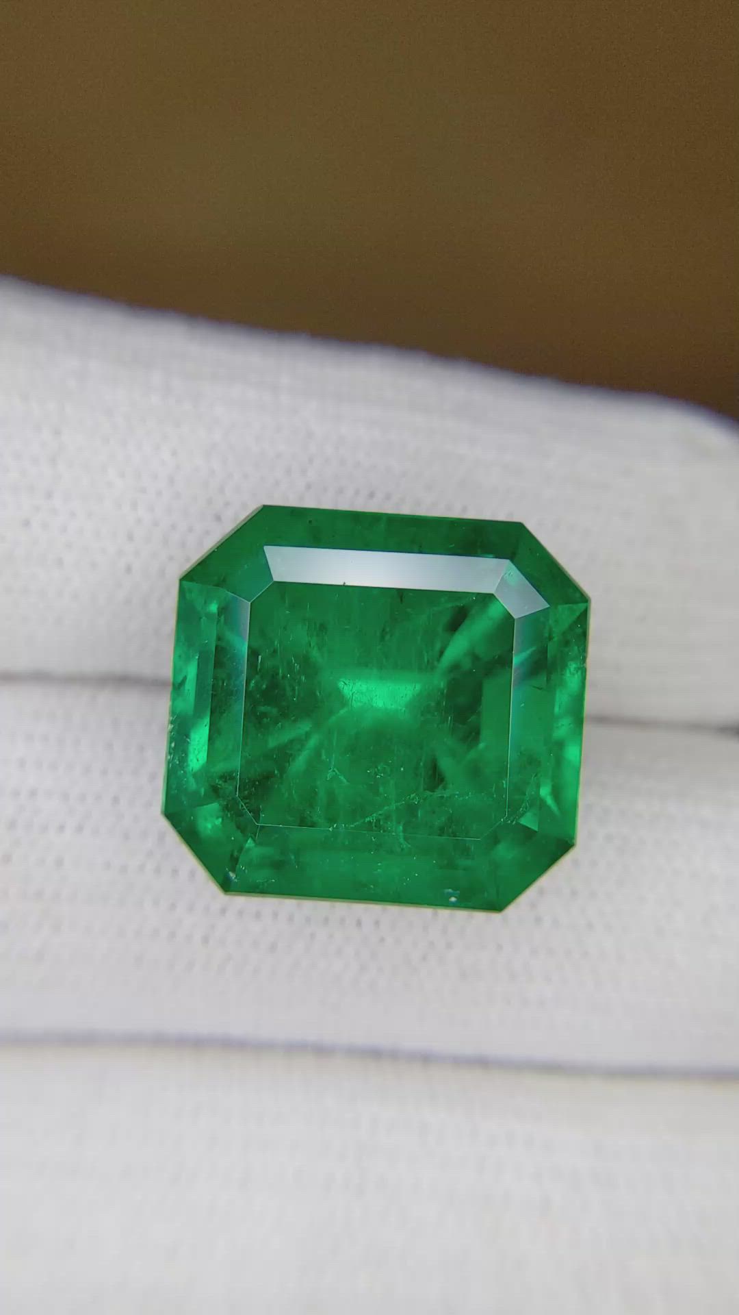 16.70 Ct. Emerald from Colombia Size Video
