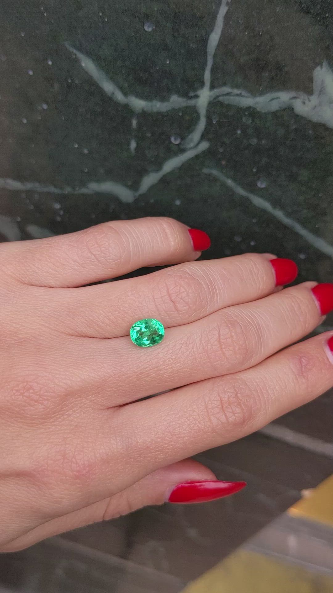 1.49 Ct. Emerald from Colombia Size Video