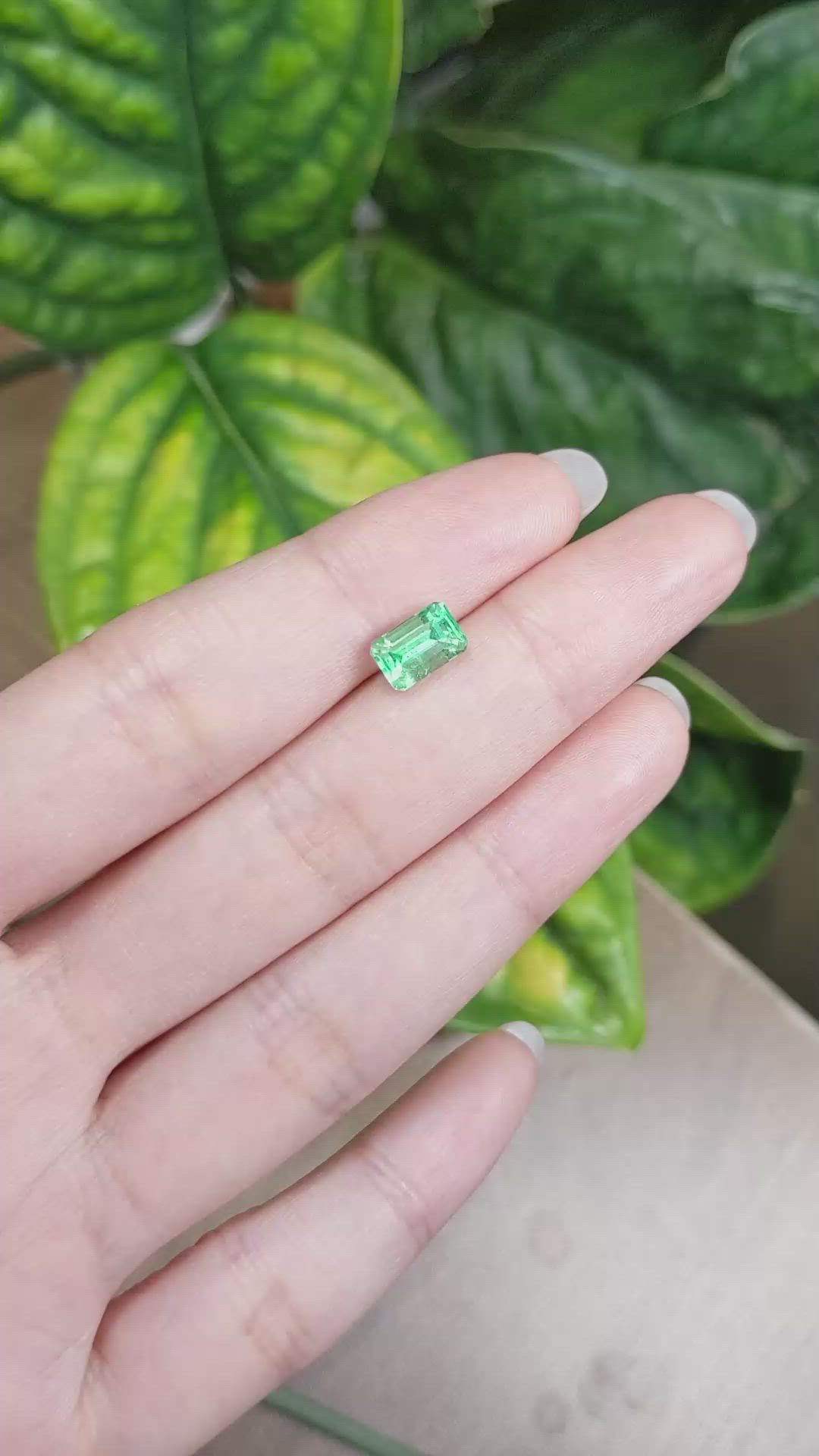 1.61 Ct. Emerald from Russia Size Video