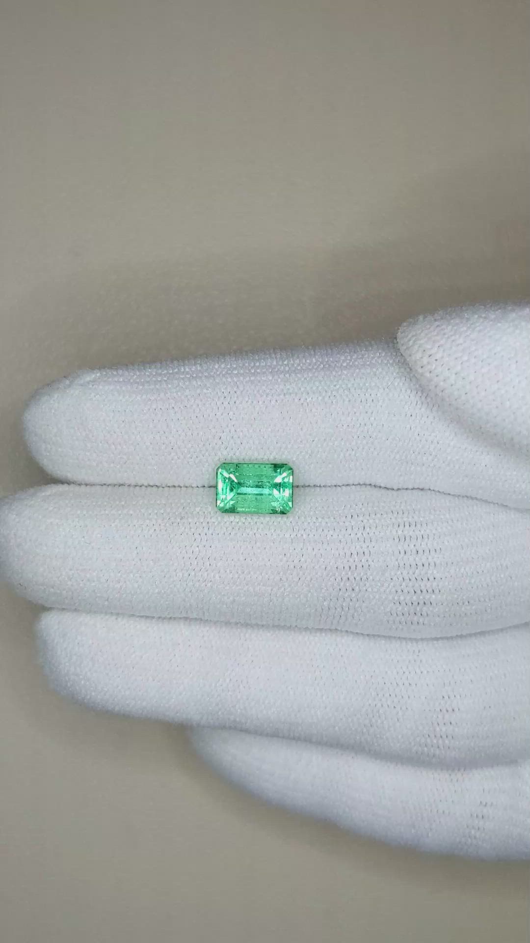 1.61 Ct. Emerald from Russia Size Video