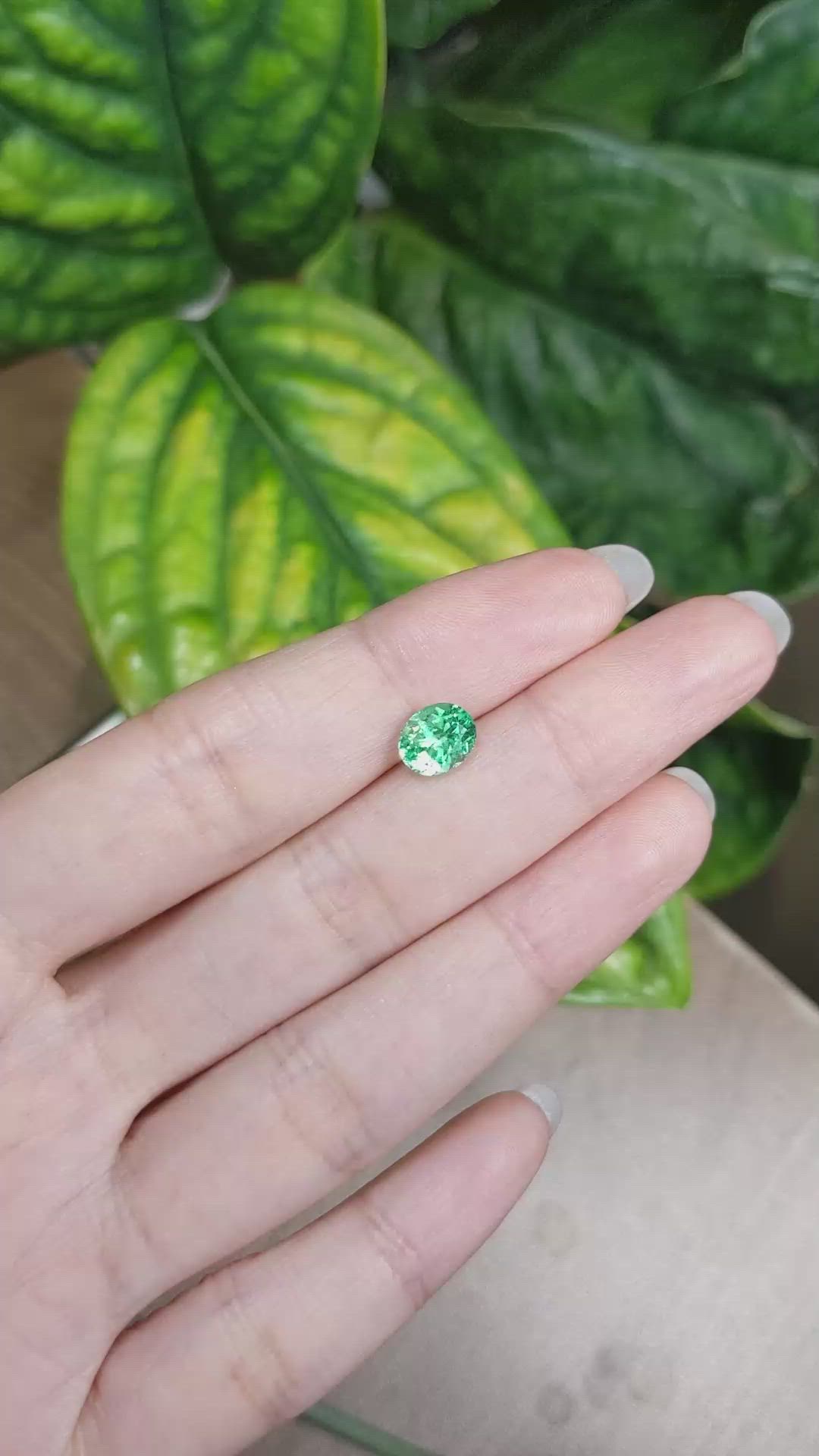 1.24 Ct. Emerald from Russia Size Video