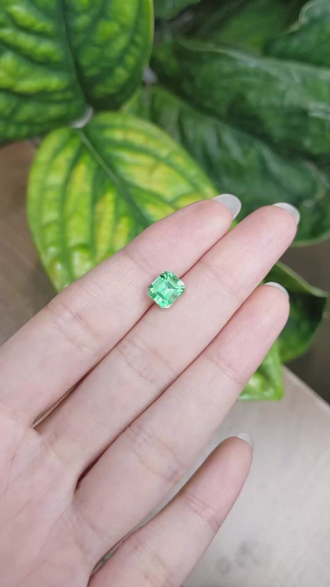 1.71 Ct. Emerald from Russia Size Video