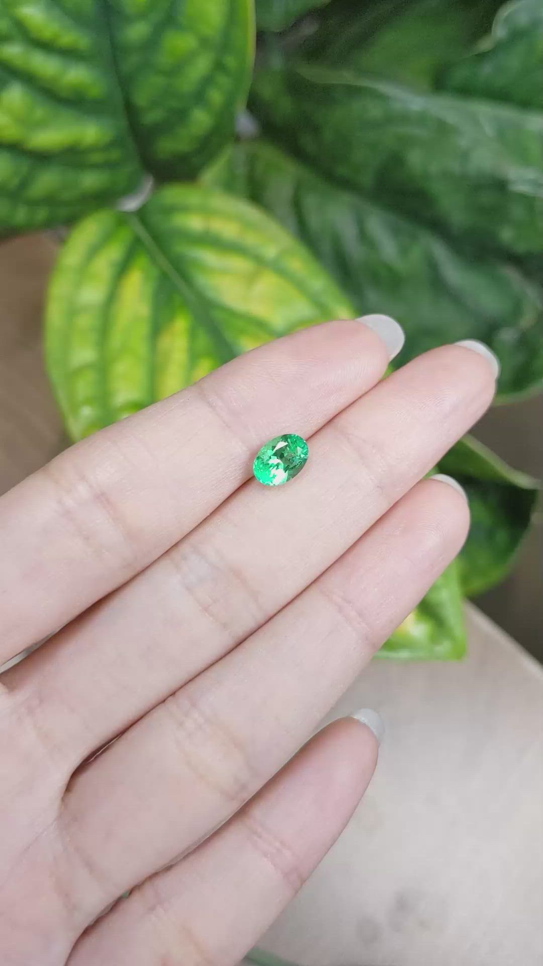 1.07 Ct. Emerald from Russia Size Video