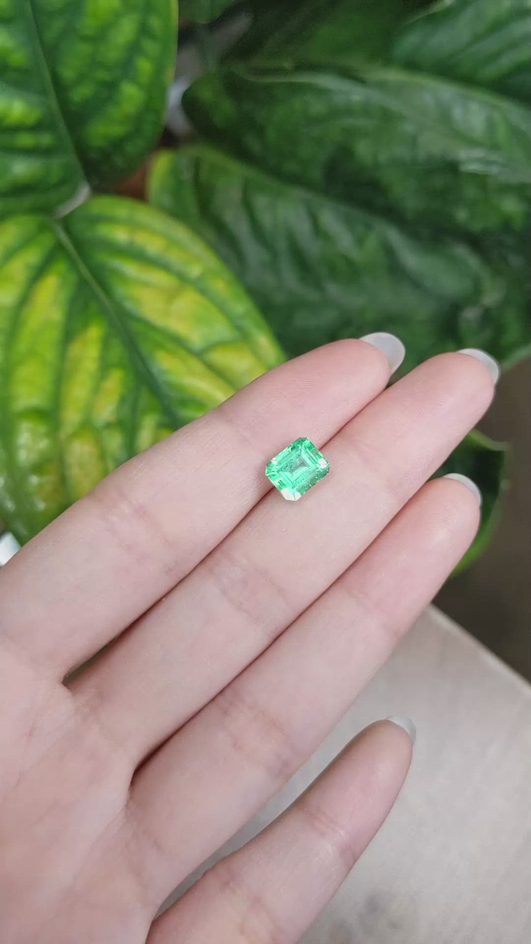 1.92 Ct. Emerald from Russia Size Video