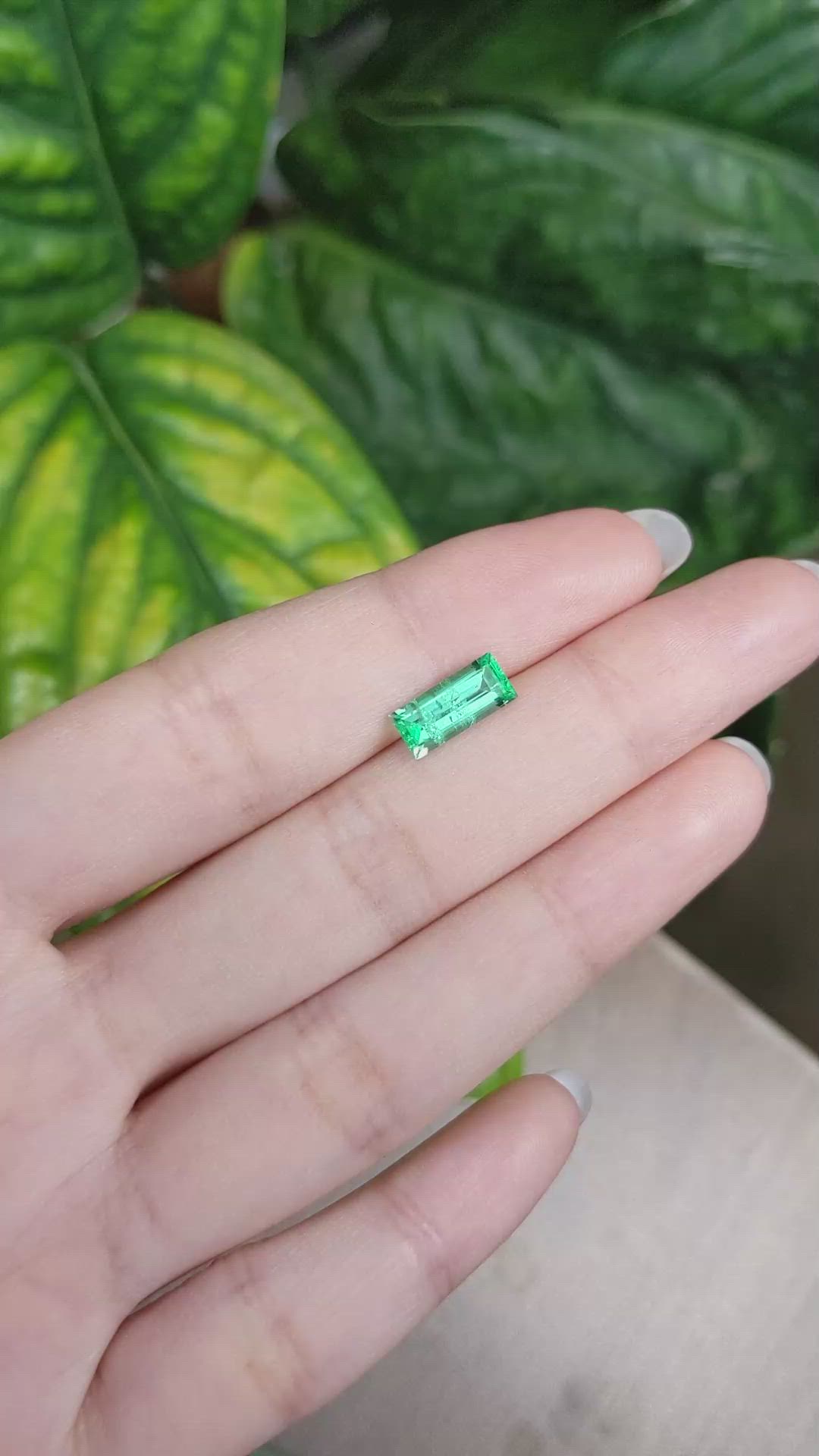 1.36 Ct. Emerald from Russia Size Video
