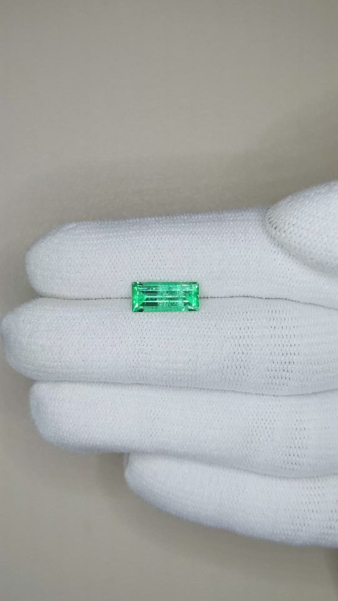 1.36 Ct. Emerald from Russia Size Video