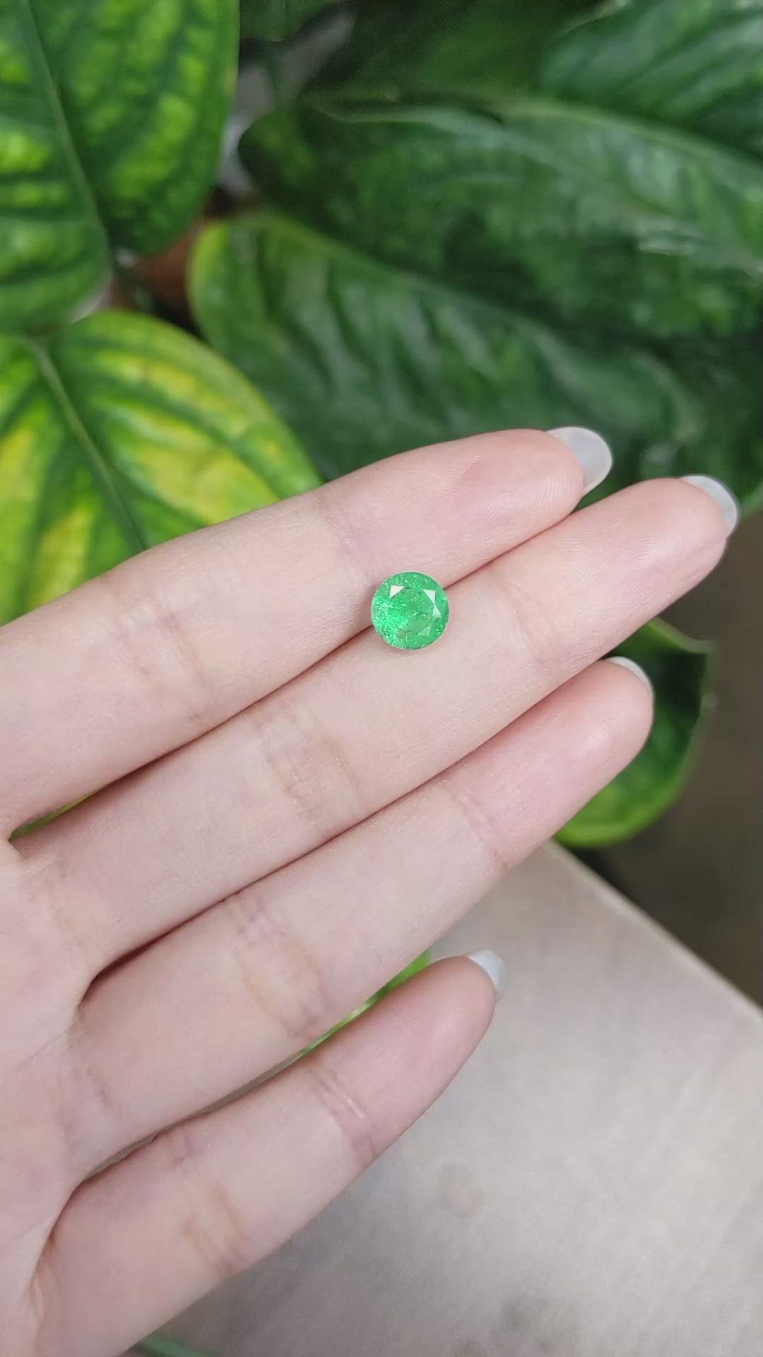 1.57 Ct. Emerald from Russia Size Video