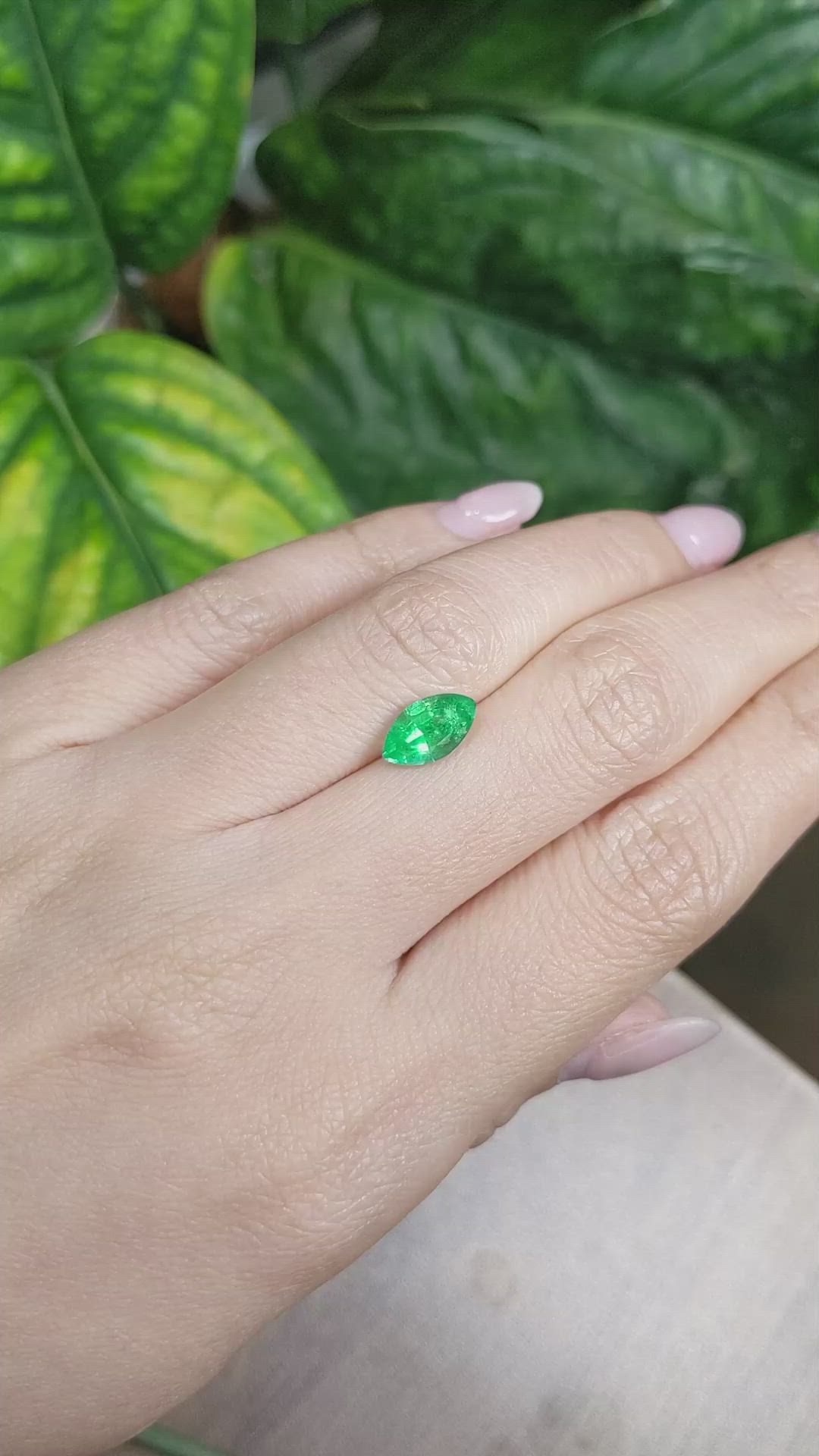 1.48 Ct. Emerald from Russia Size Video