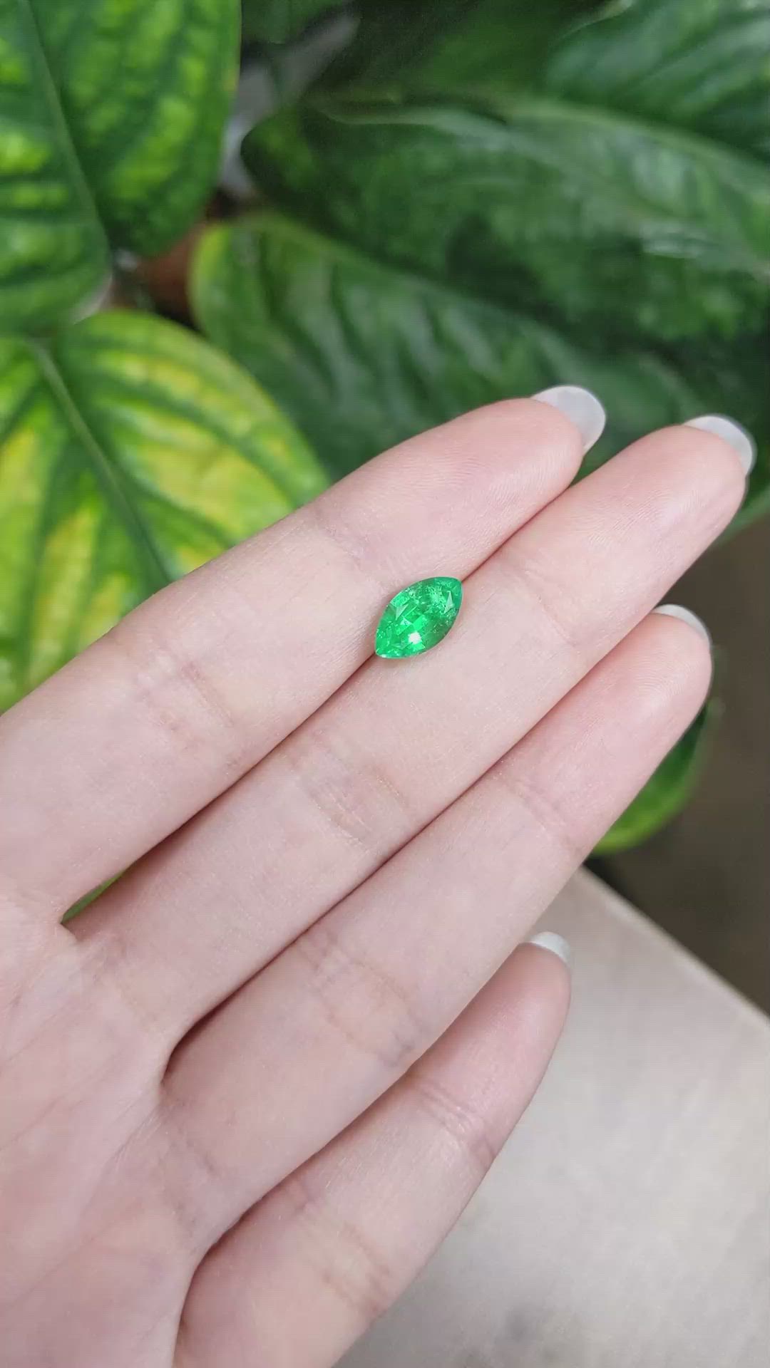 1.48 Ct. Emerald from Russia Size Video