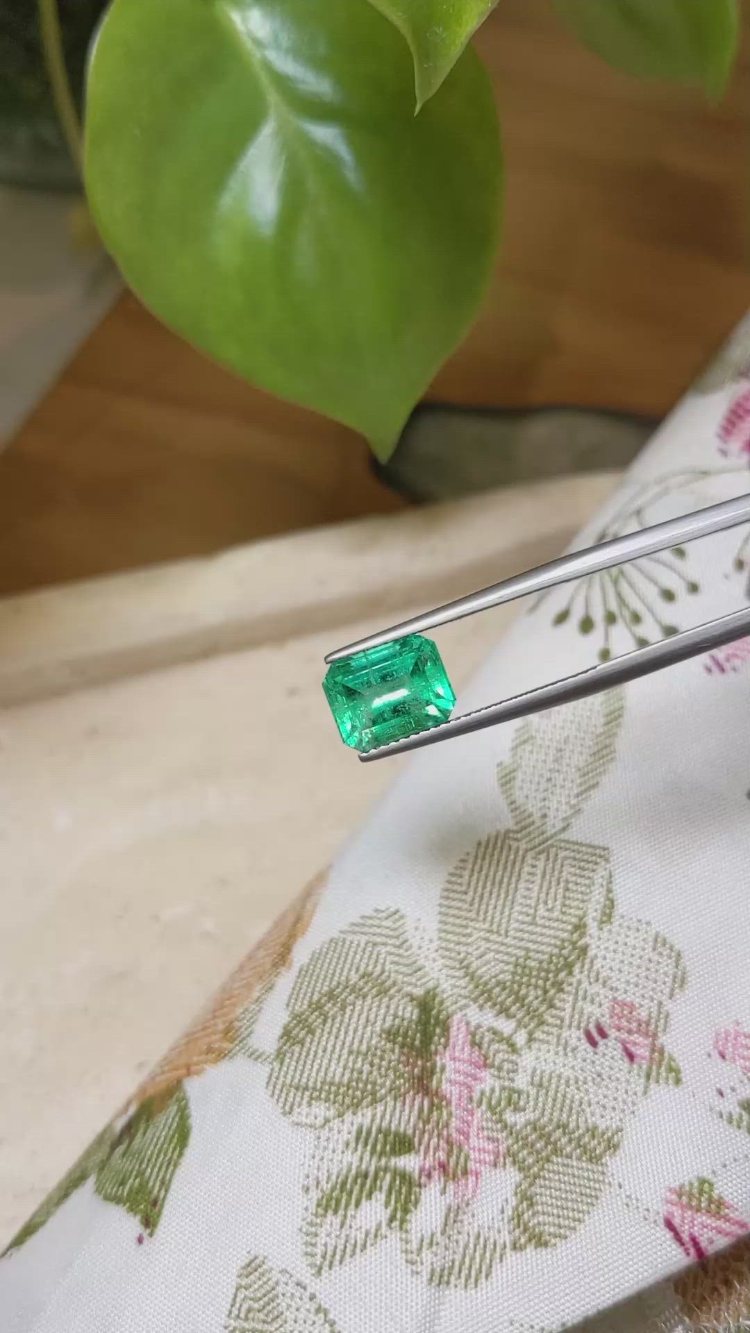 3.18 Ct. Emerald from Russia Size Video
