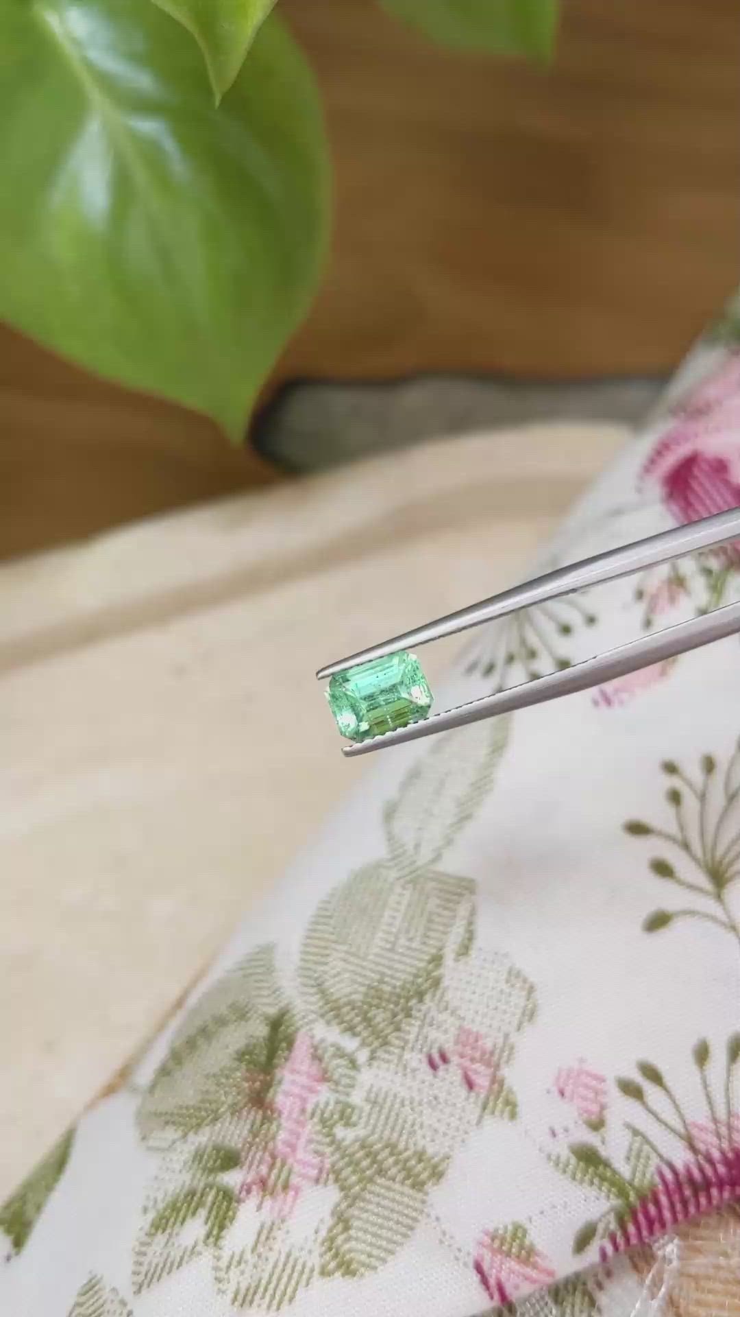 1.34 Ct. Emerald from Russia Size Video