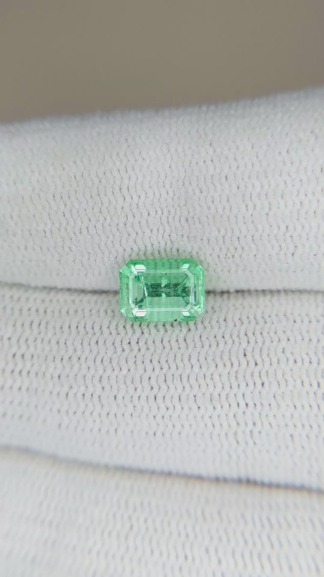1.34 Ct. Emerald from Russia Size Video