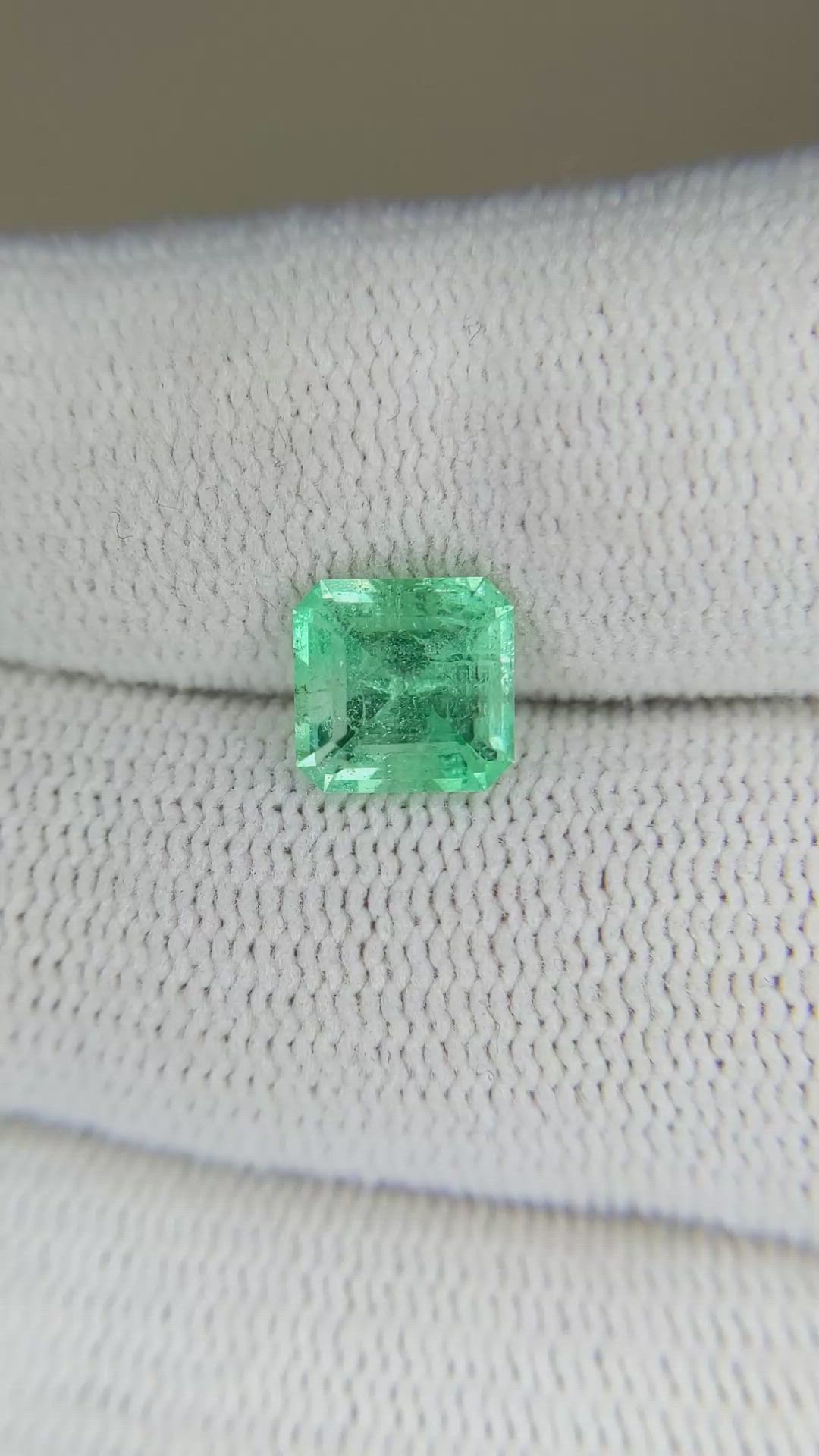 1.61 Ct. Emerald from Russia Size Video