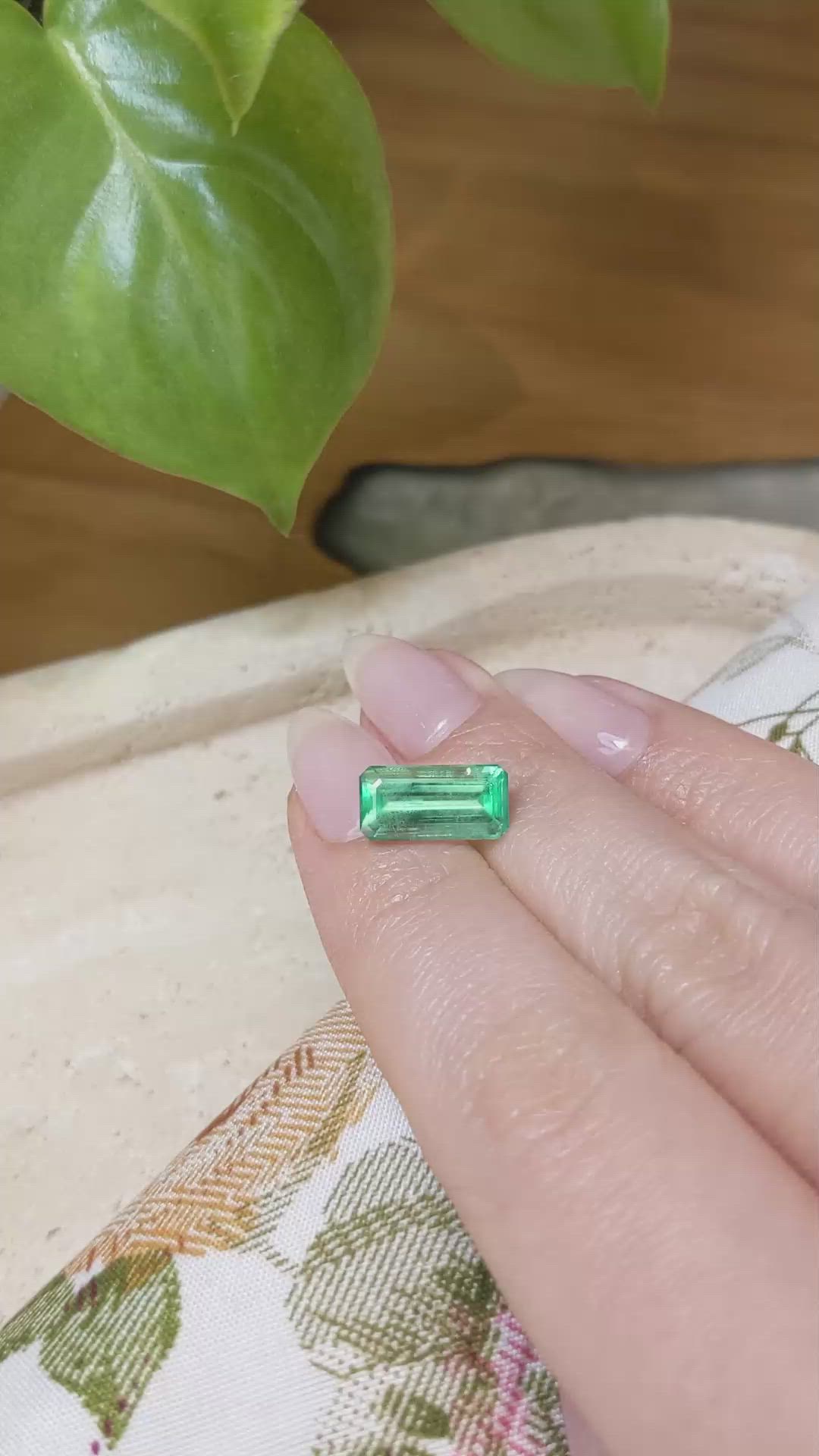 3.10 Ct. Emerald from Russia Size Video
