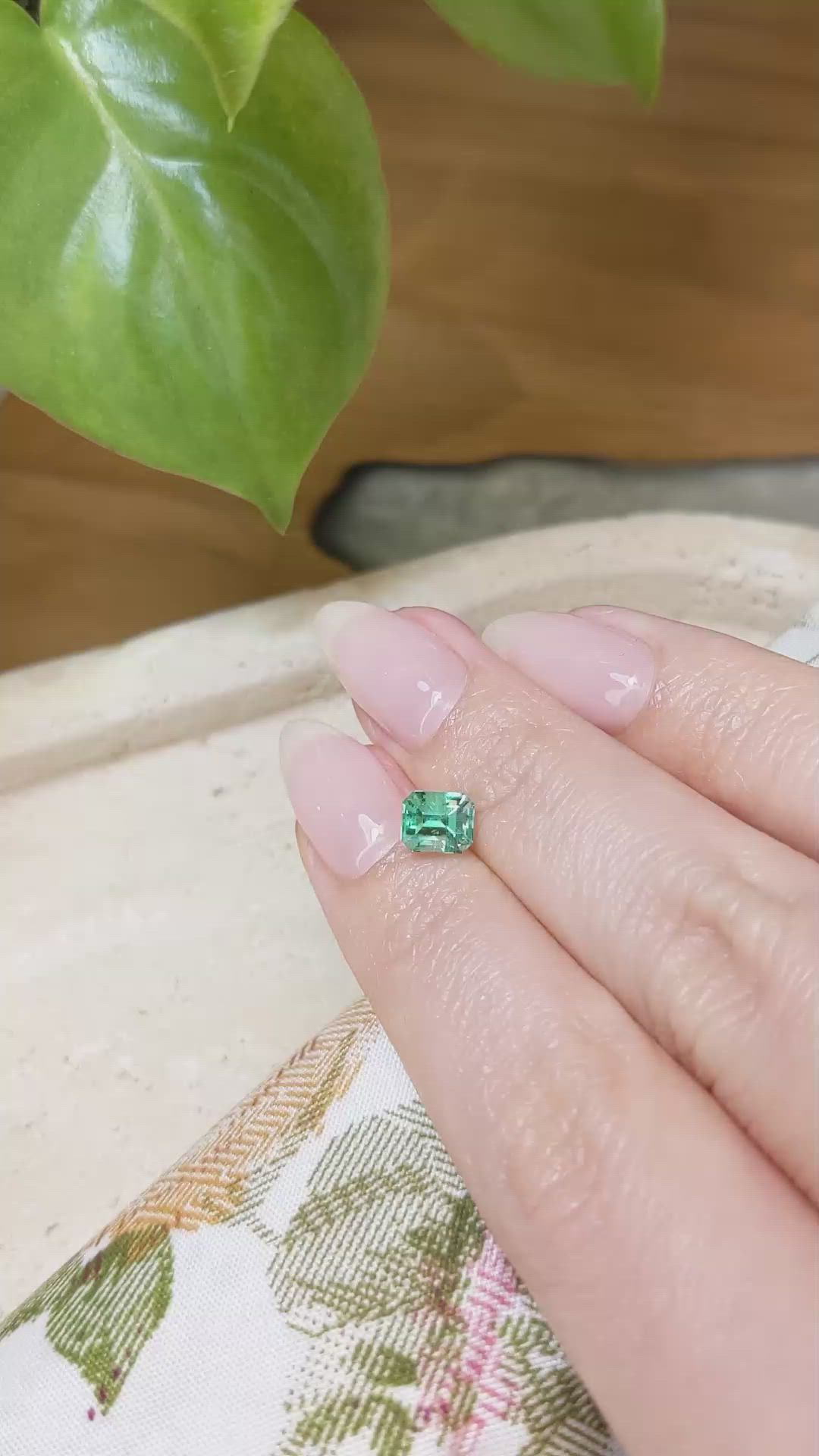 1.02 Ct. Emerald from Russia Size Video