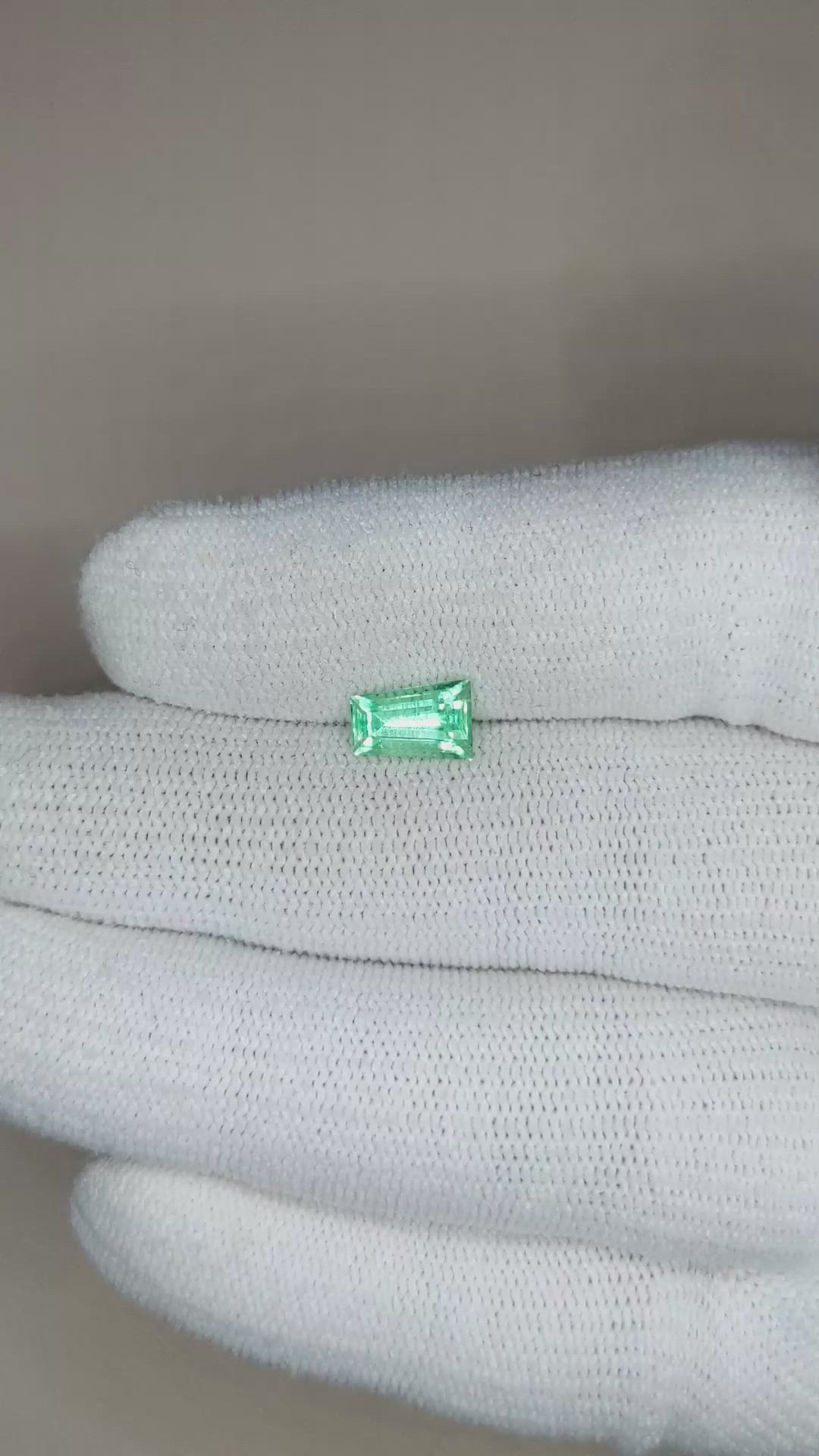 1.27 Ct. Emerald from Russia Size Video