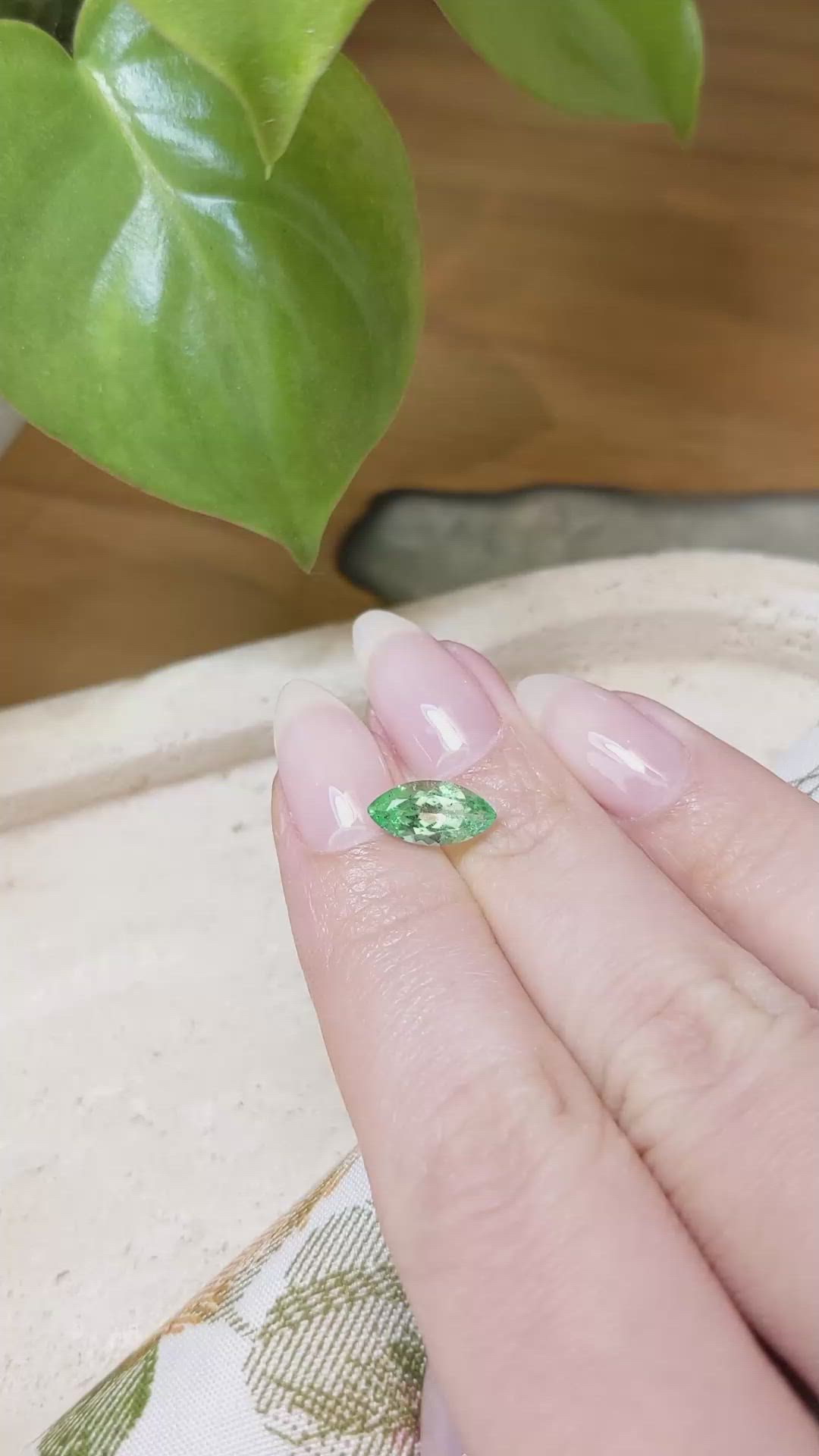 1.29 Ct. Emerald from Russia Size Video