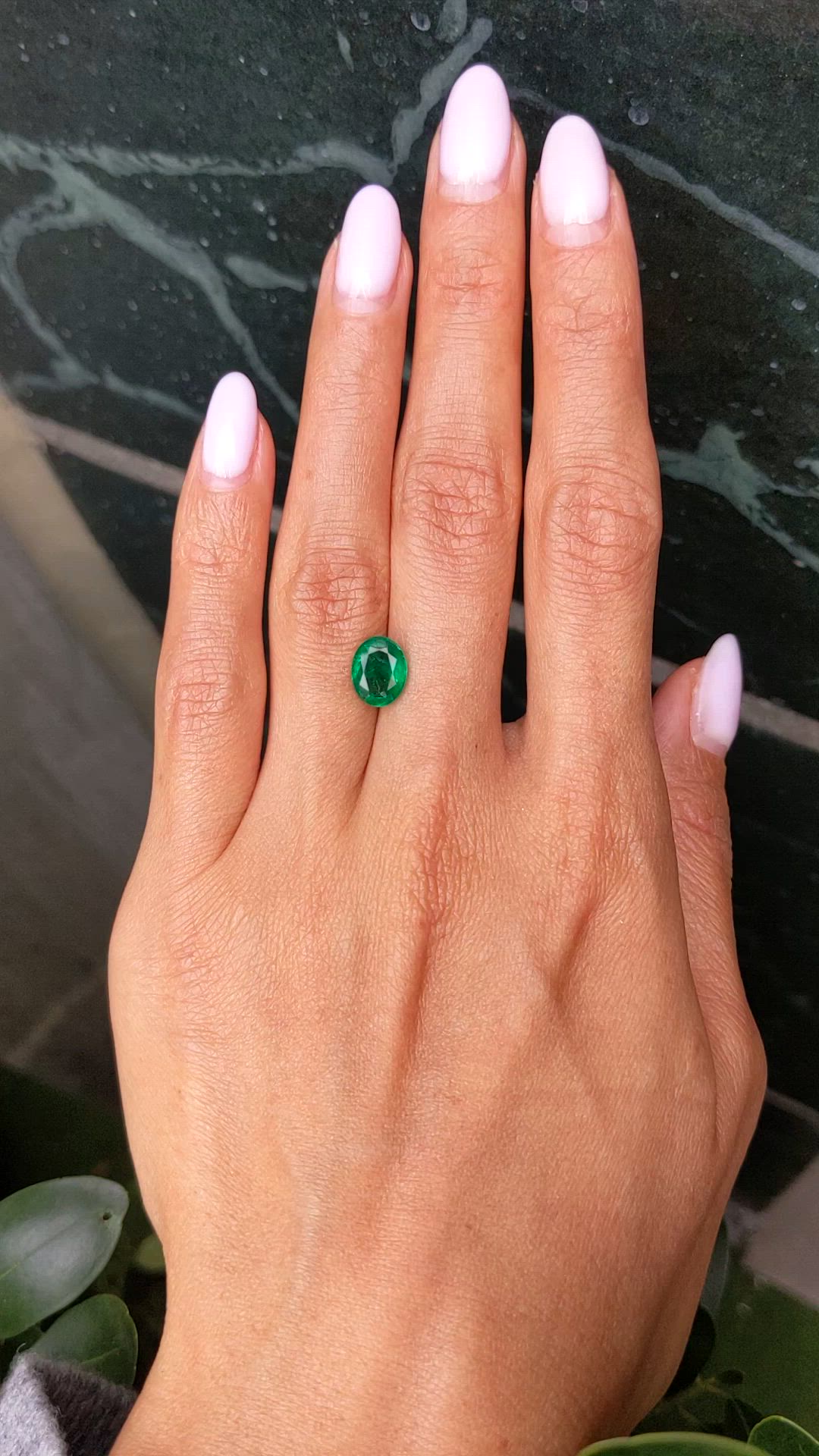 1.77 Ct. Emerald from Zambia Size Video
