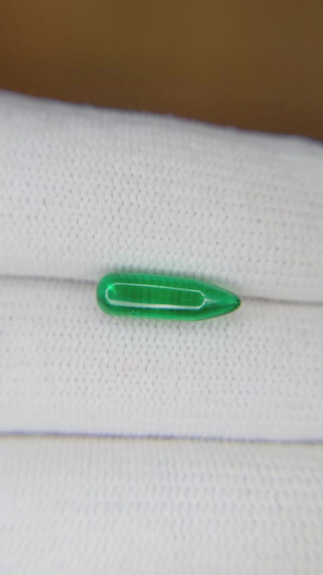 1.84 Ct. Cabochon Emerald from Afghanistan Size Video