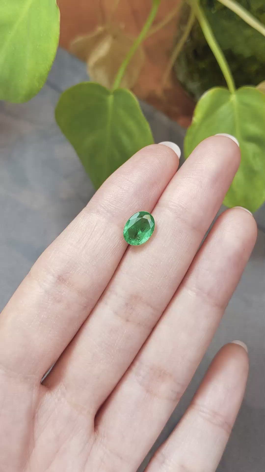 1.79 Ct. Emerald from Zambia Size Video