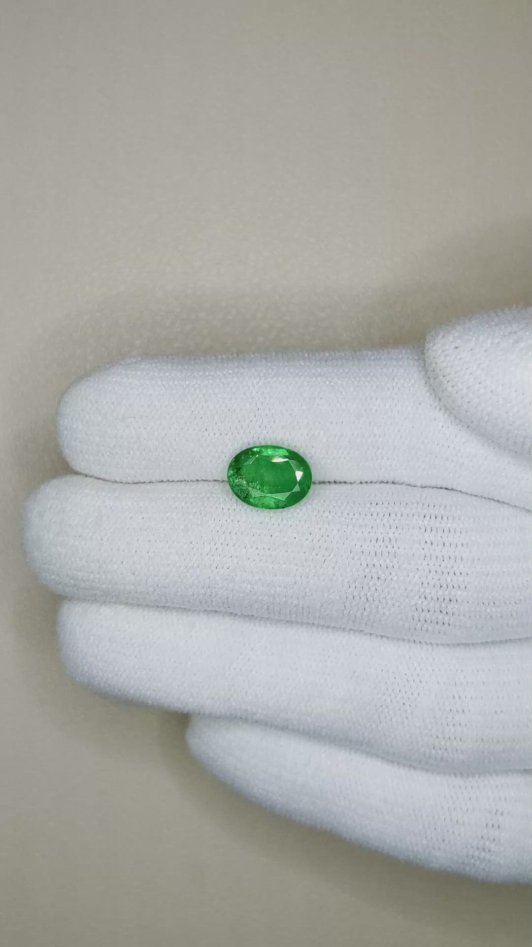 1.79 Ct. Emerald from Zambia Size Video