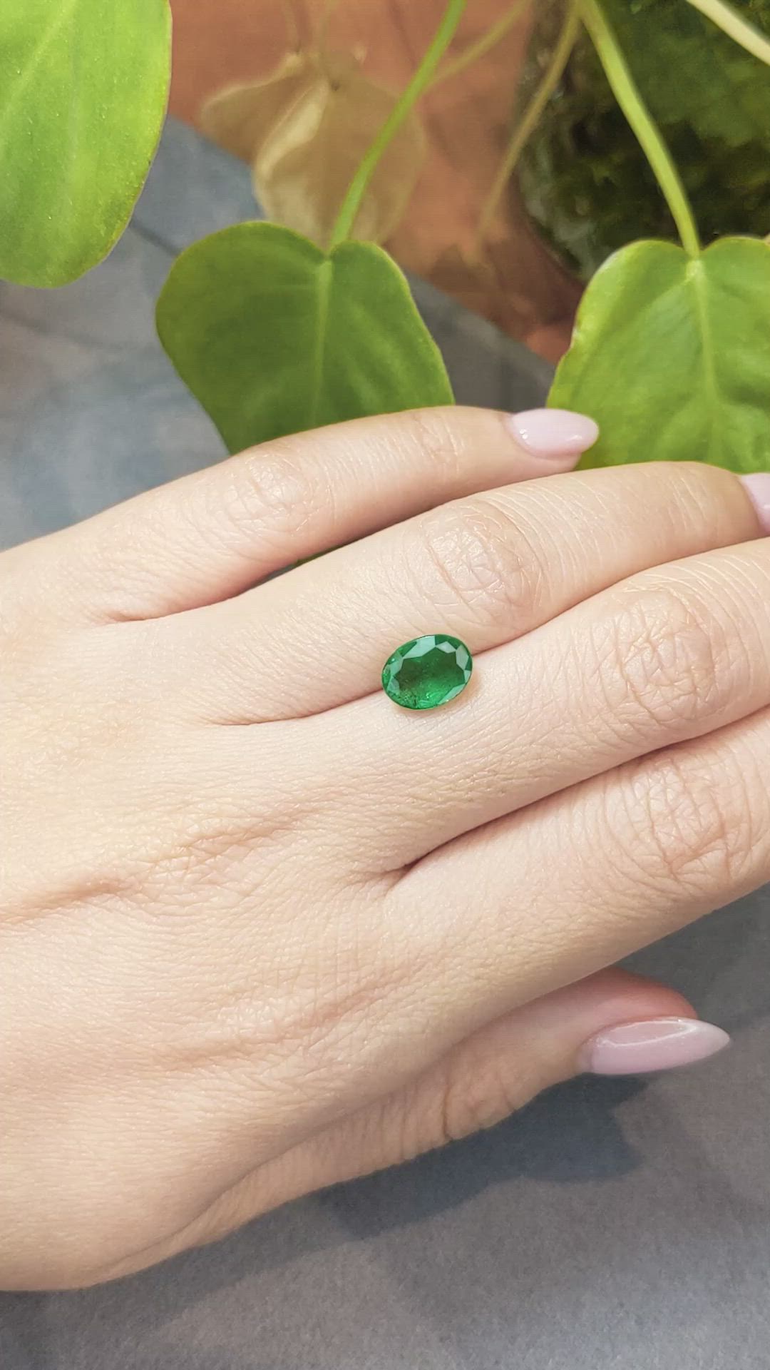 1.79 Ct. Emerald from Zambia Size Video