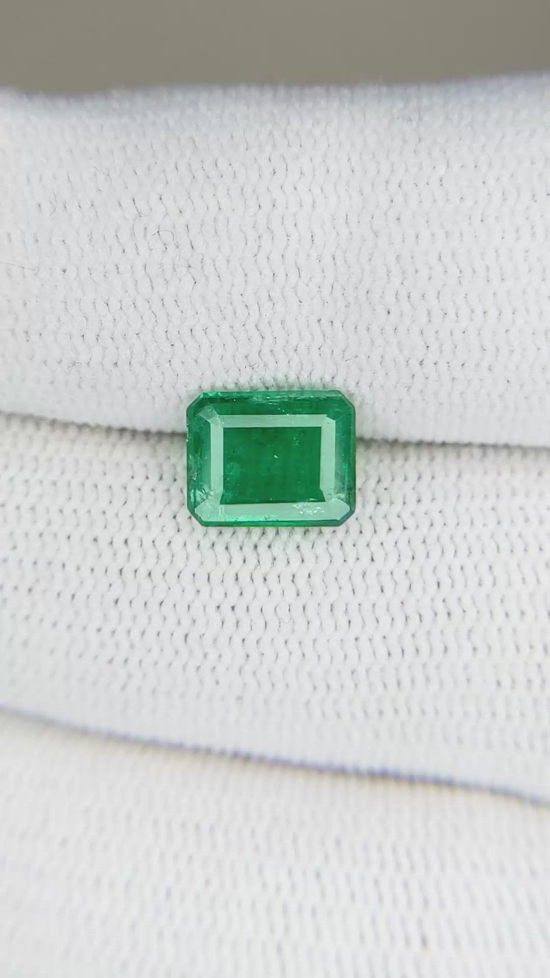 1.42 Ct. Emerald from Zambia Size Video
