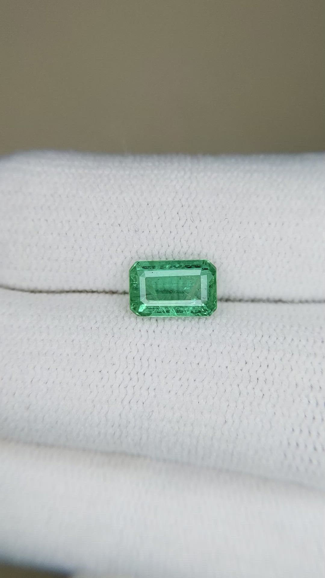 1.16 Ct. Emerald from Zambia Size Video