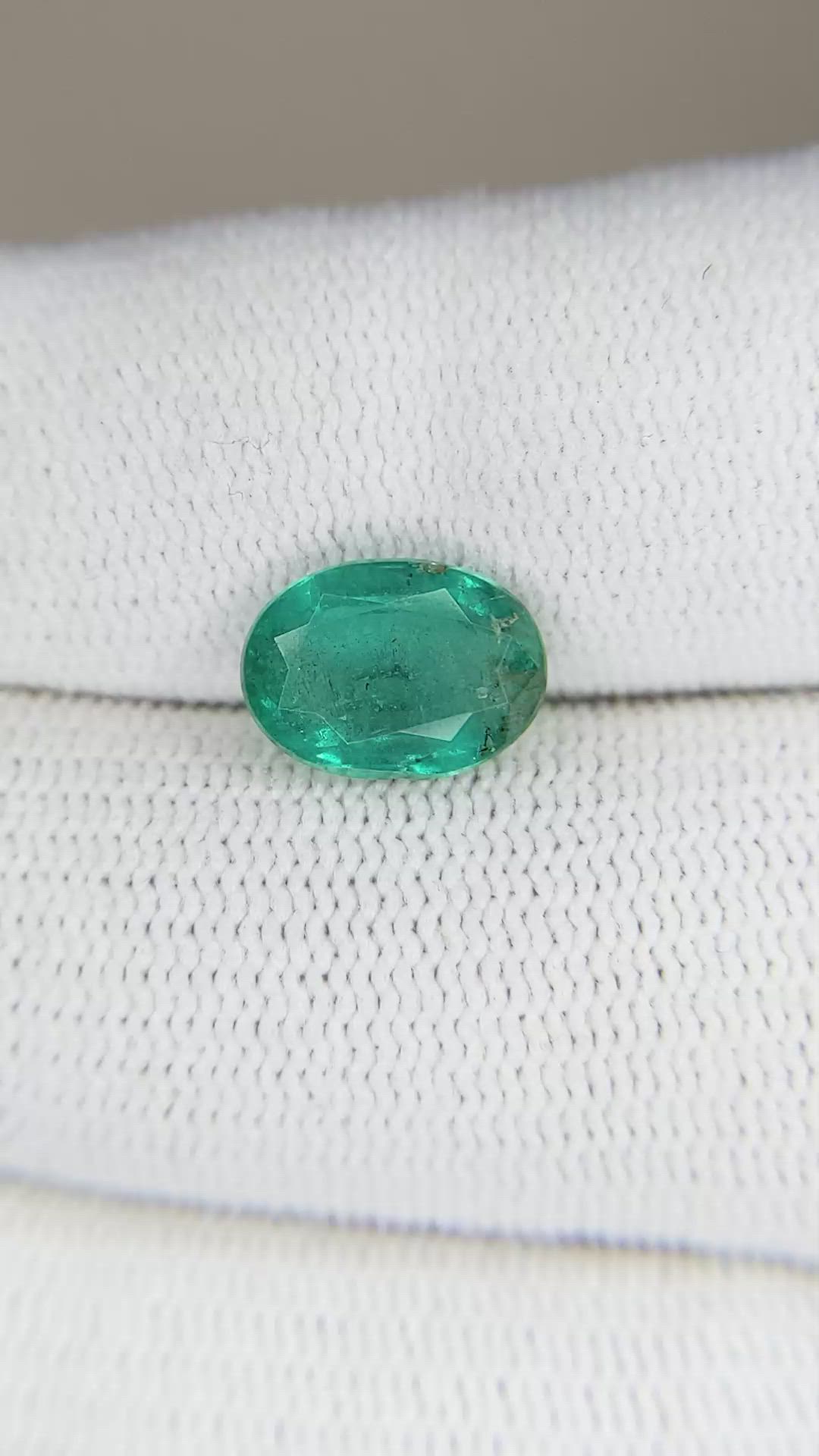 2.20 Ct. Emerald from Zambia Size Video