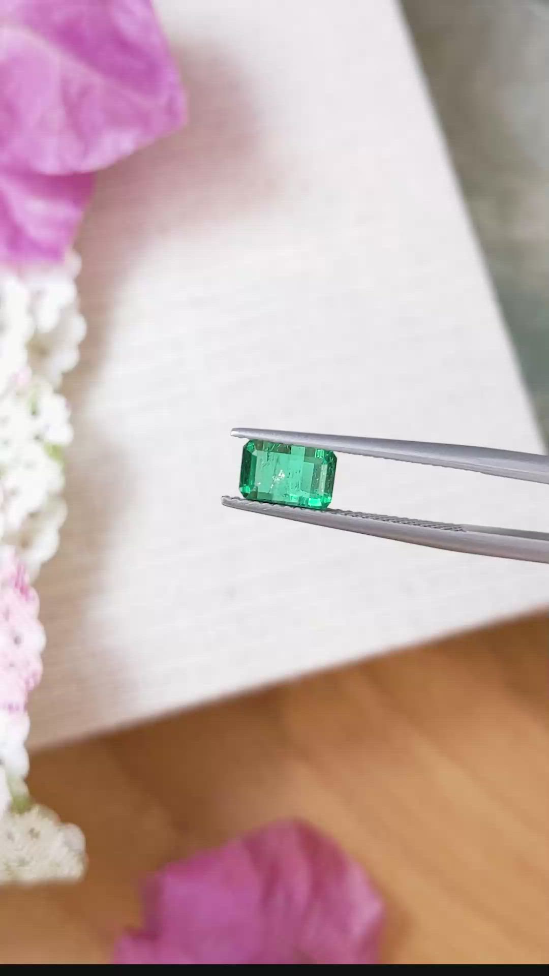 1.71 Ct. Emerald from Zambia Size Video