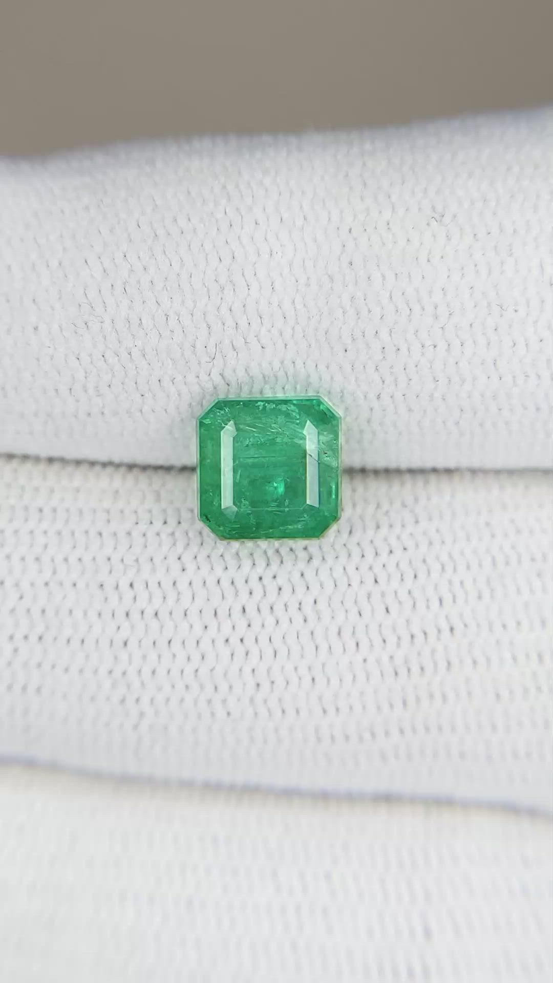 2.01 Ct. Emerald from Zambia Size Video