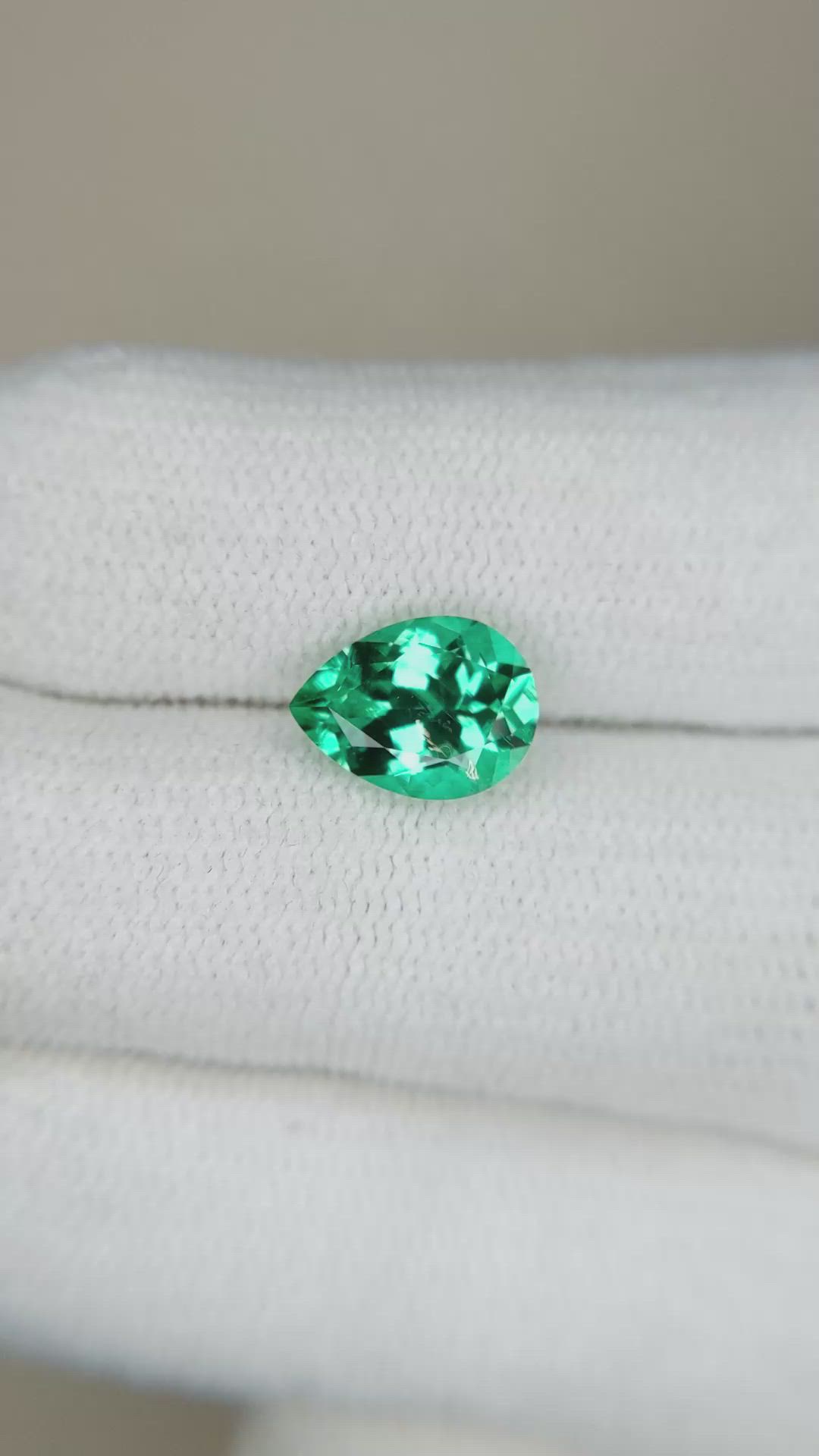 1.54 Ct. Emerald from Russia Size Video
